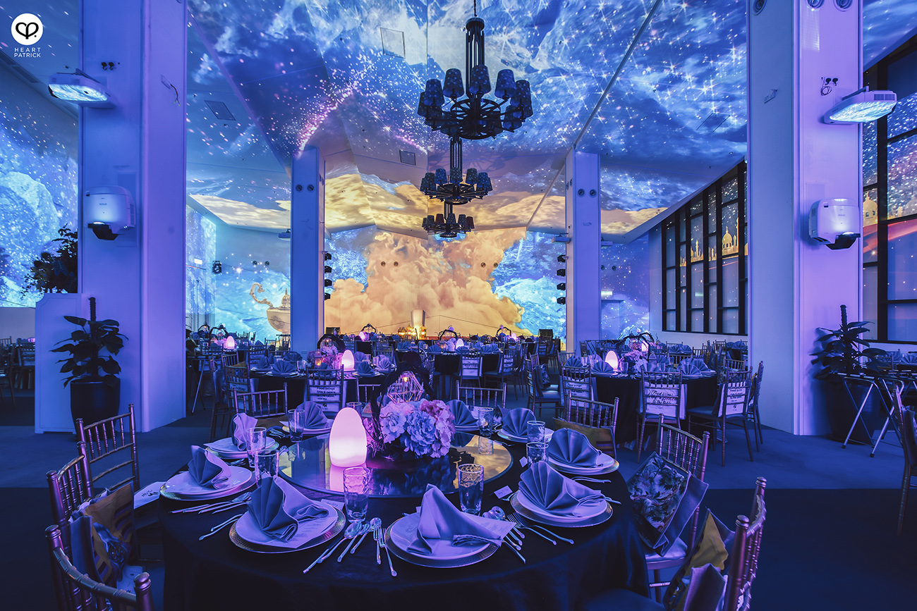 heartpatrick spaces interior photography de wan light projection event hall the linc kuala lumpur