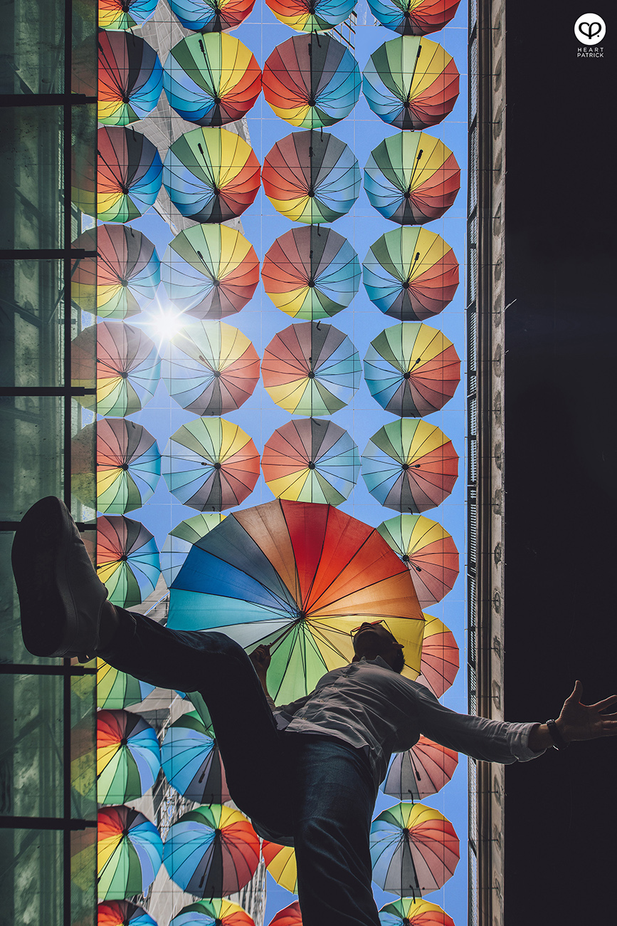 heartpatrick urban exploring kuala lumpur colorful umbrella empire damansara