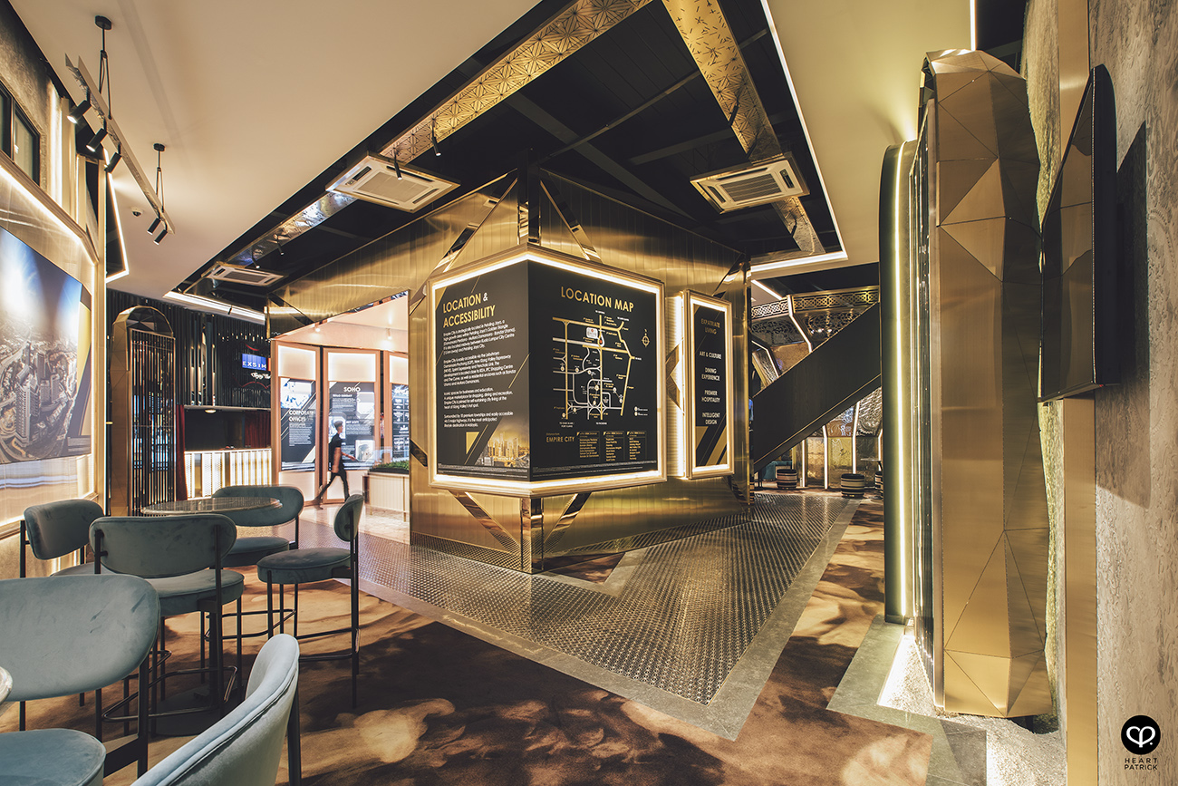 heartpatrick interior photography exsim sales gallery empire city motto design