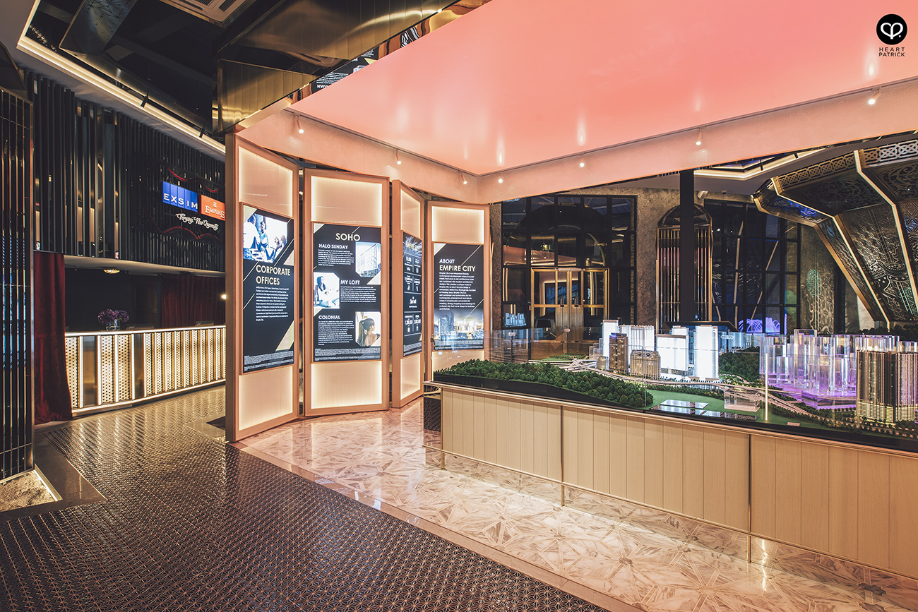 heartpatrick interior photography exsim sales gallery empire city motto design