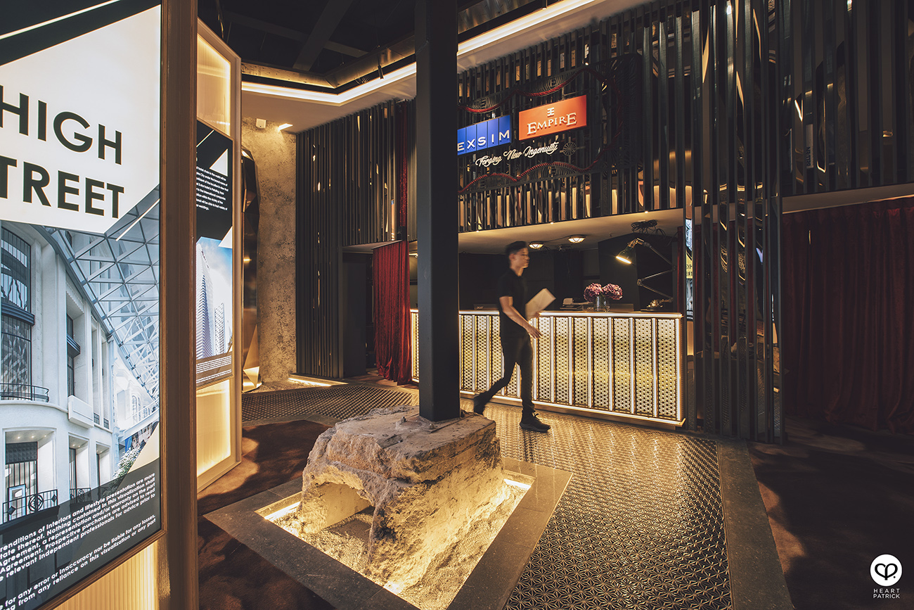 heartpatrick interior photography exsim sales gallery empire city motto design