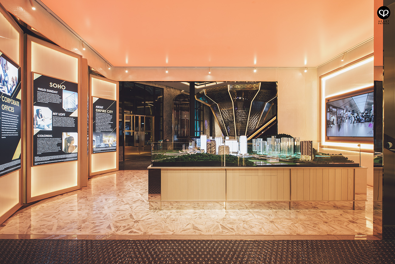 heartpatrick interior photography exsim sales gallery empire city motto design