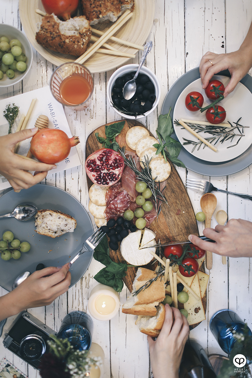 heartpatrick portraits cheese party centrio snackfood