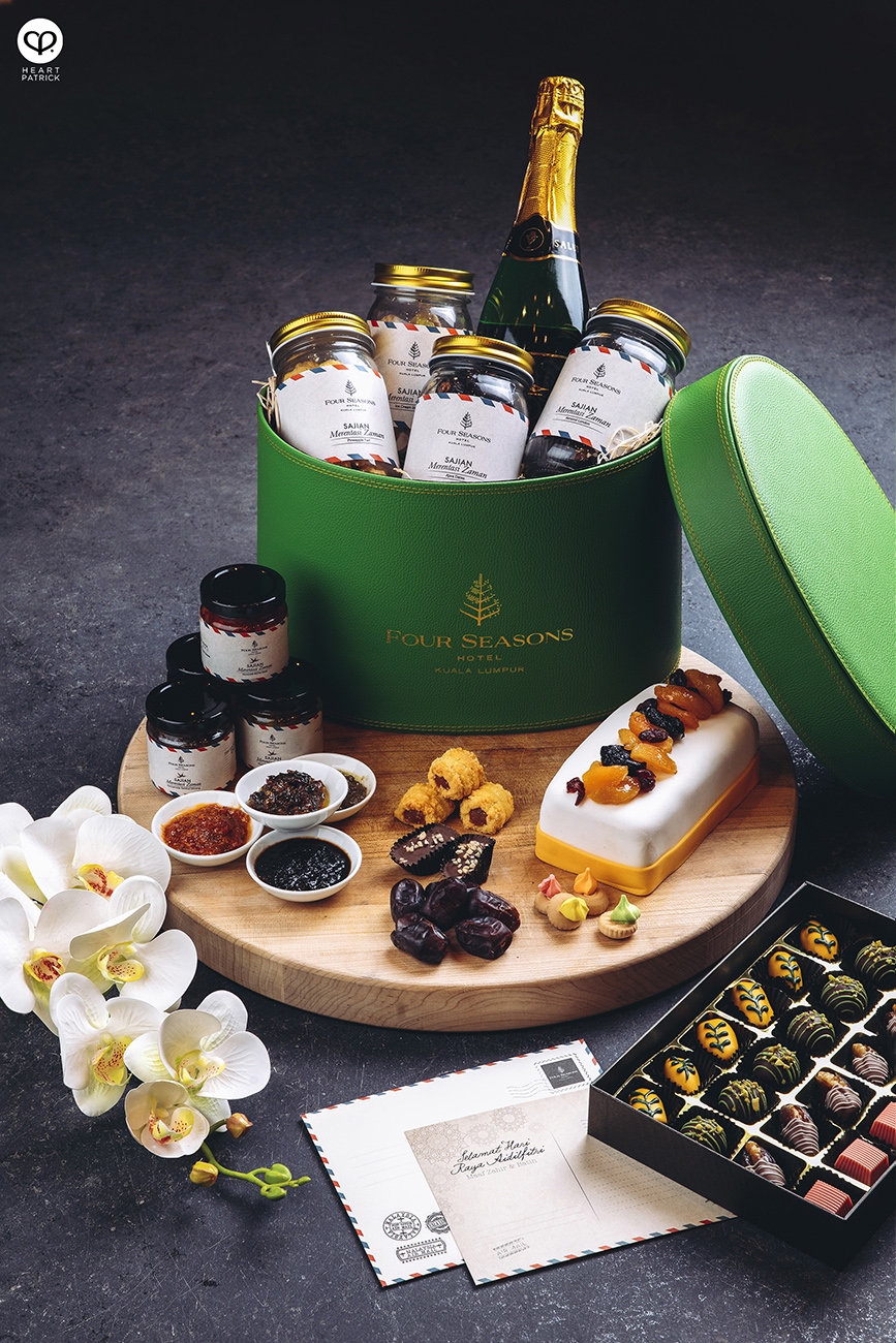 heartpatrick food product photography four seasons kuala lumpura raya festive hamper 2021