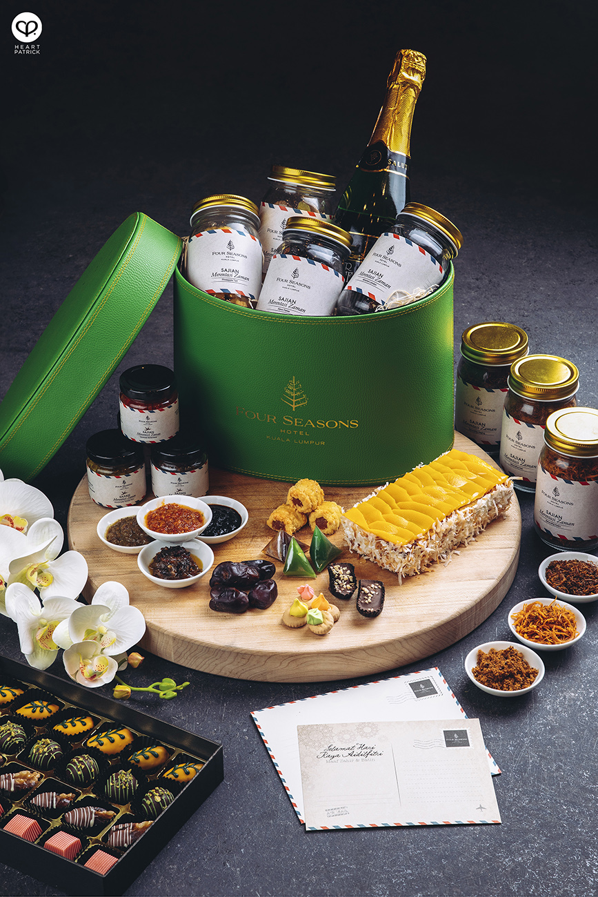heartpatrick food product photography four seasons kuala lumpura raya festive hamper 2021