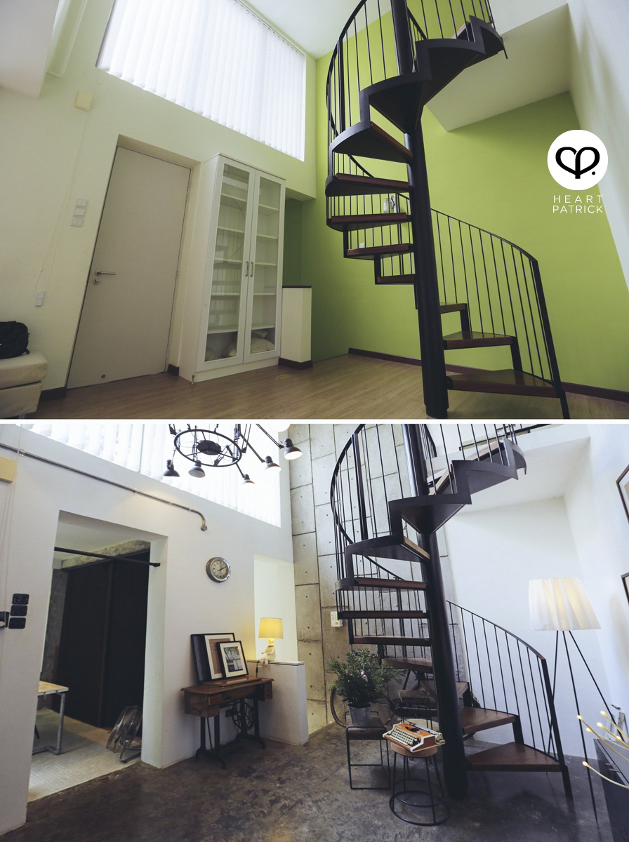 Heartifacts industrial vintage interior design renovation work