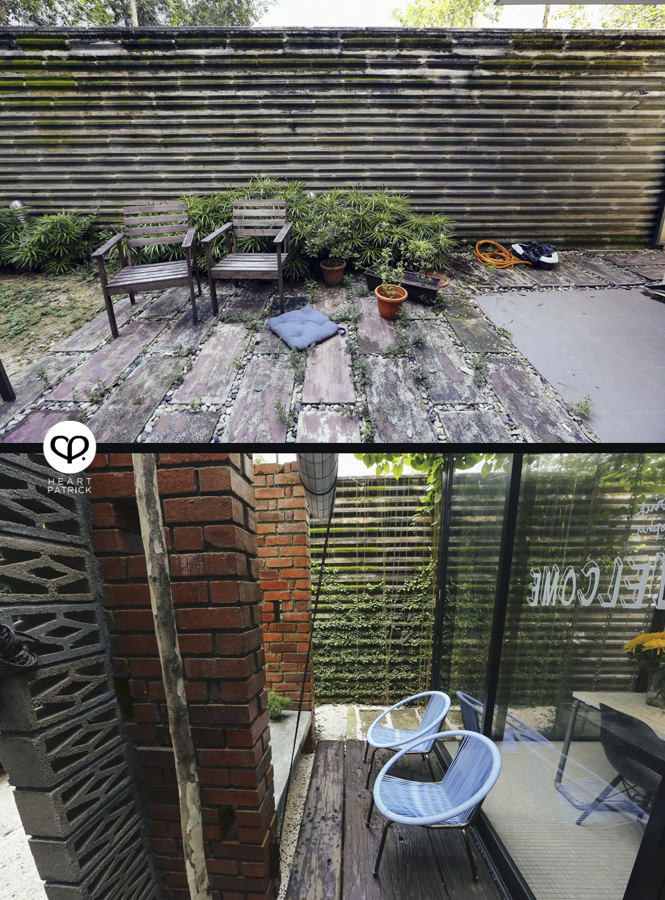 Heartifacts industrial vintage interior design renovation work