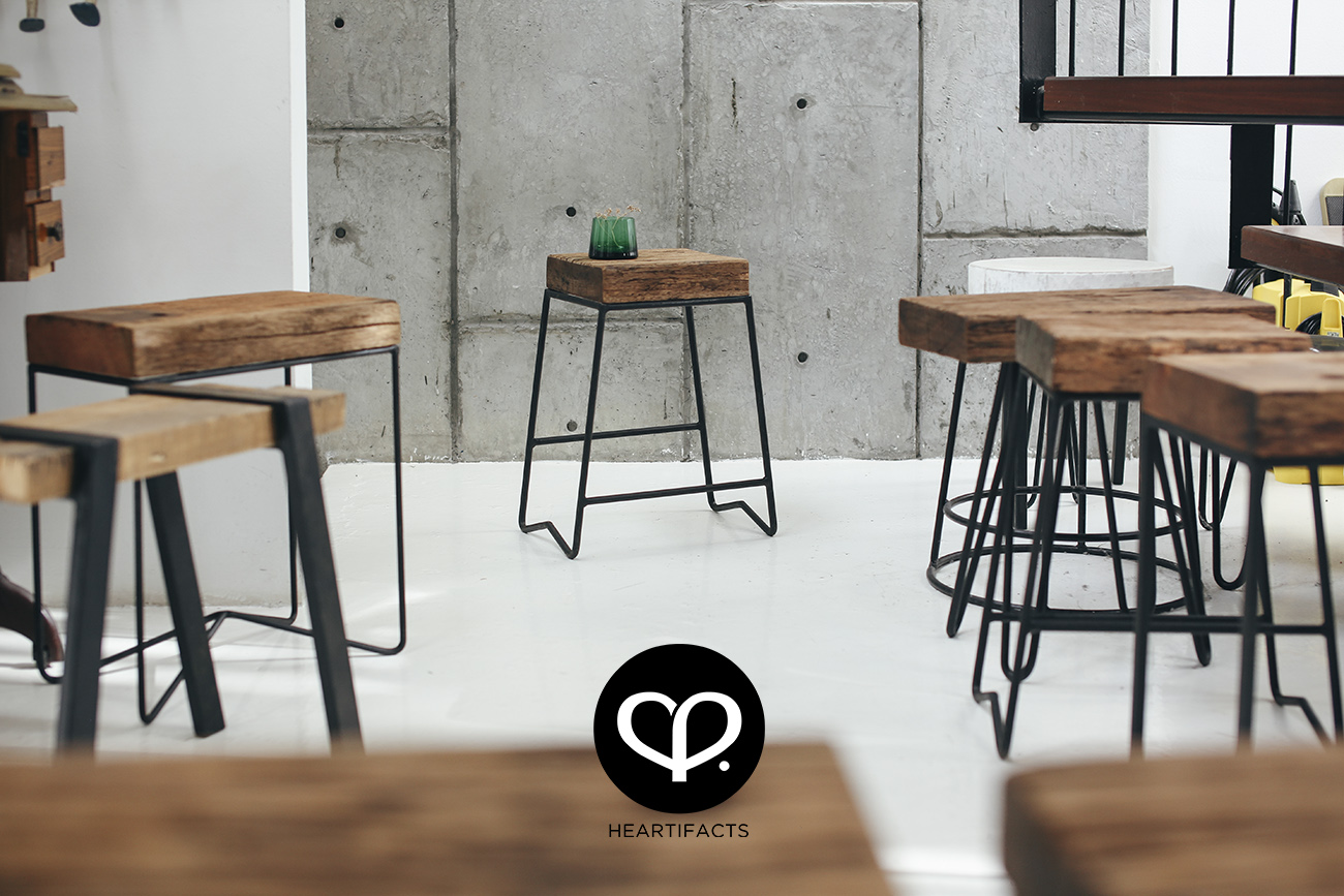 heartpatrick heartifacts furniture industrial vintage recycled repurposed wood railway sleeper