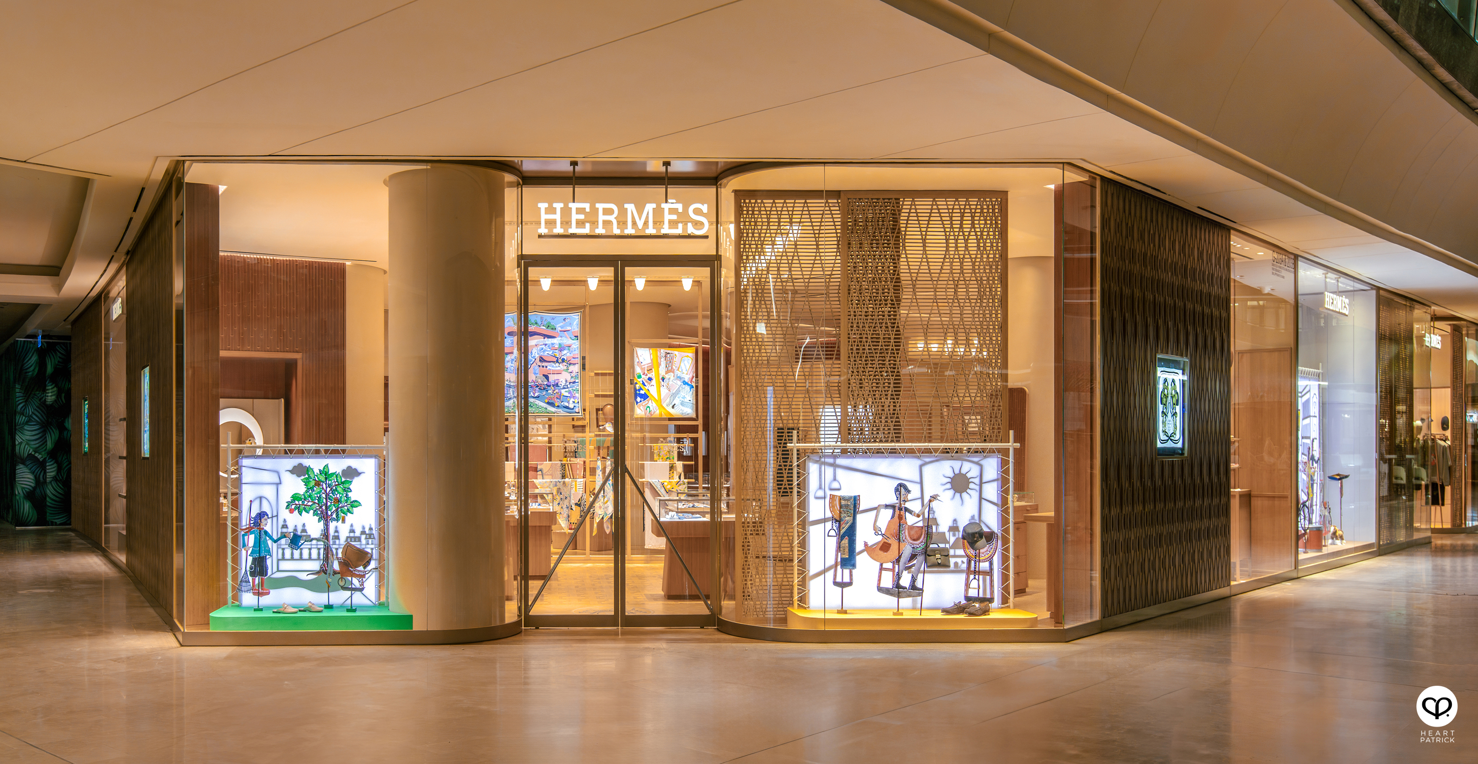 heartpatrick architecture interior commercial boutique photography Herm�s fashion kuala lumpur midvalley gardens mall
