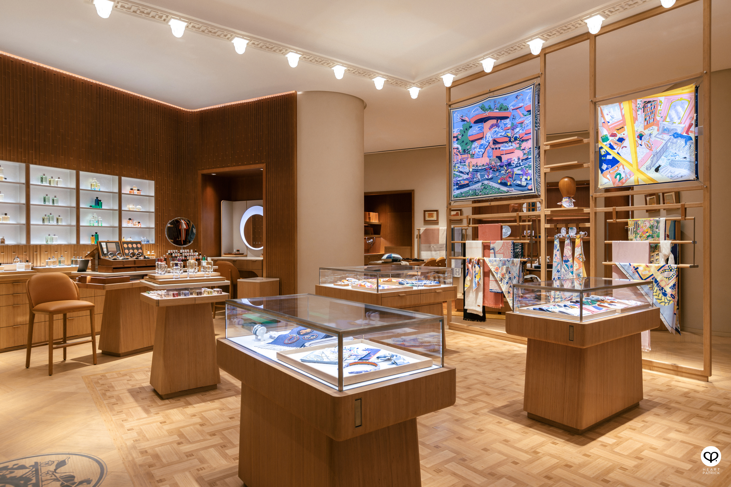 heartpatrick architecture interior commercial boutique photography Herm�s fashion kuala lumpur midvalley gardens mall