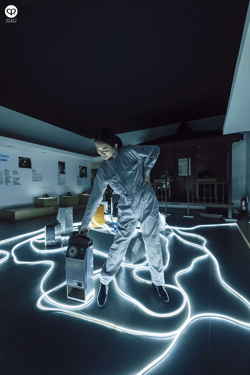 heartpatrick street urban digital art festival immersio mengukir 2022 muzium telekom filamen