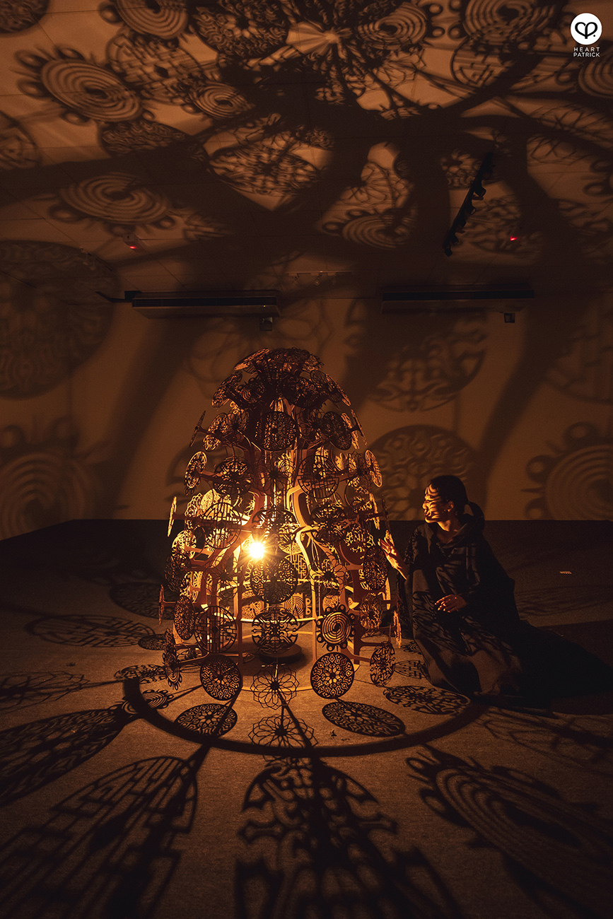 heartpatrick street urban digital art festival immersio mengukir 2022 muzium telekom filamen