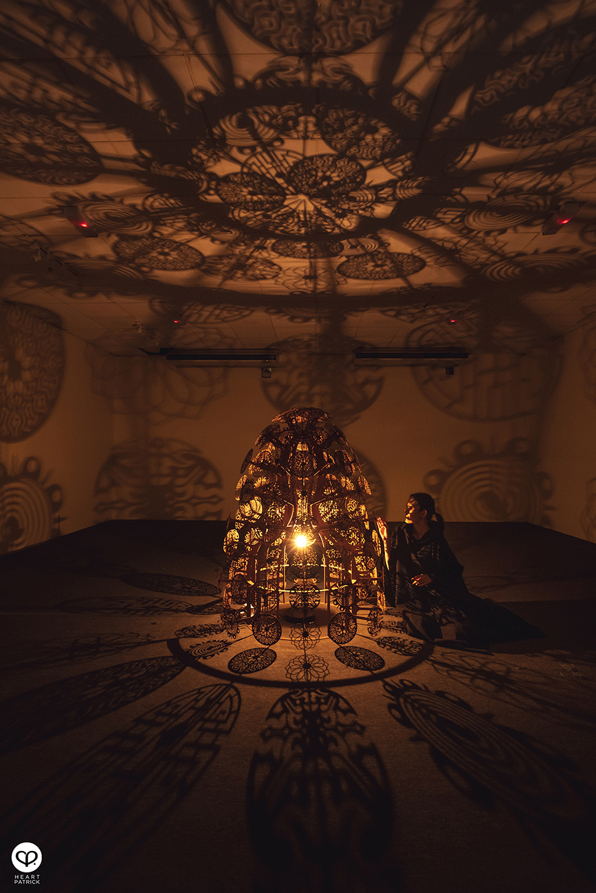 heartpatrick street urban digital art festival immersio mengukir 2022 muzium telekom filamen