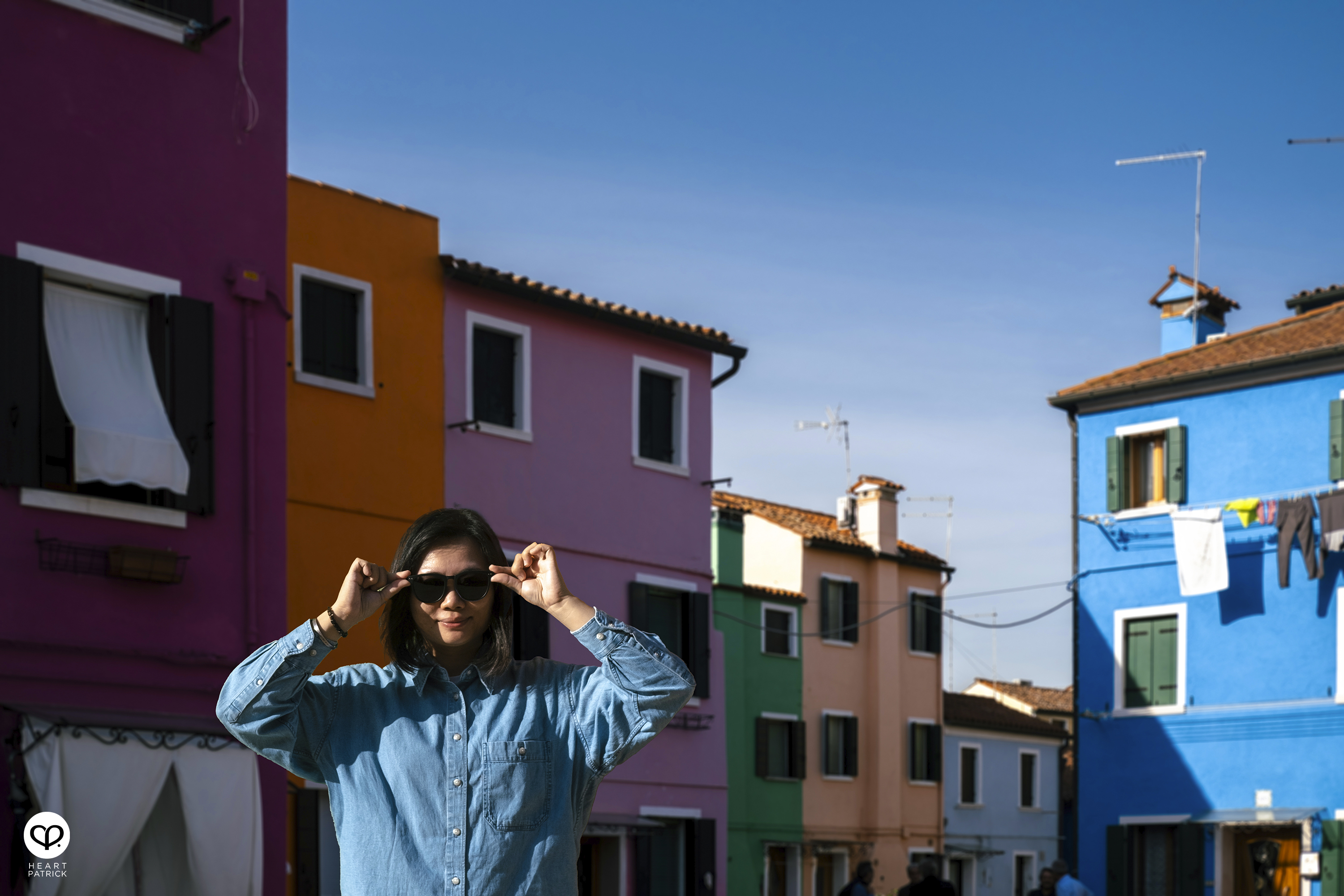 heartpatrick travel burano island venice italy colorful town
