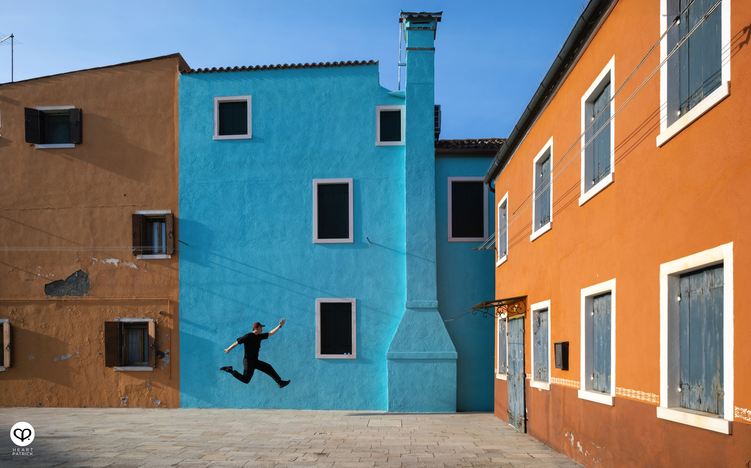 heartpatrick travel burano island venice italy colorful town