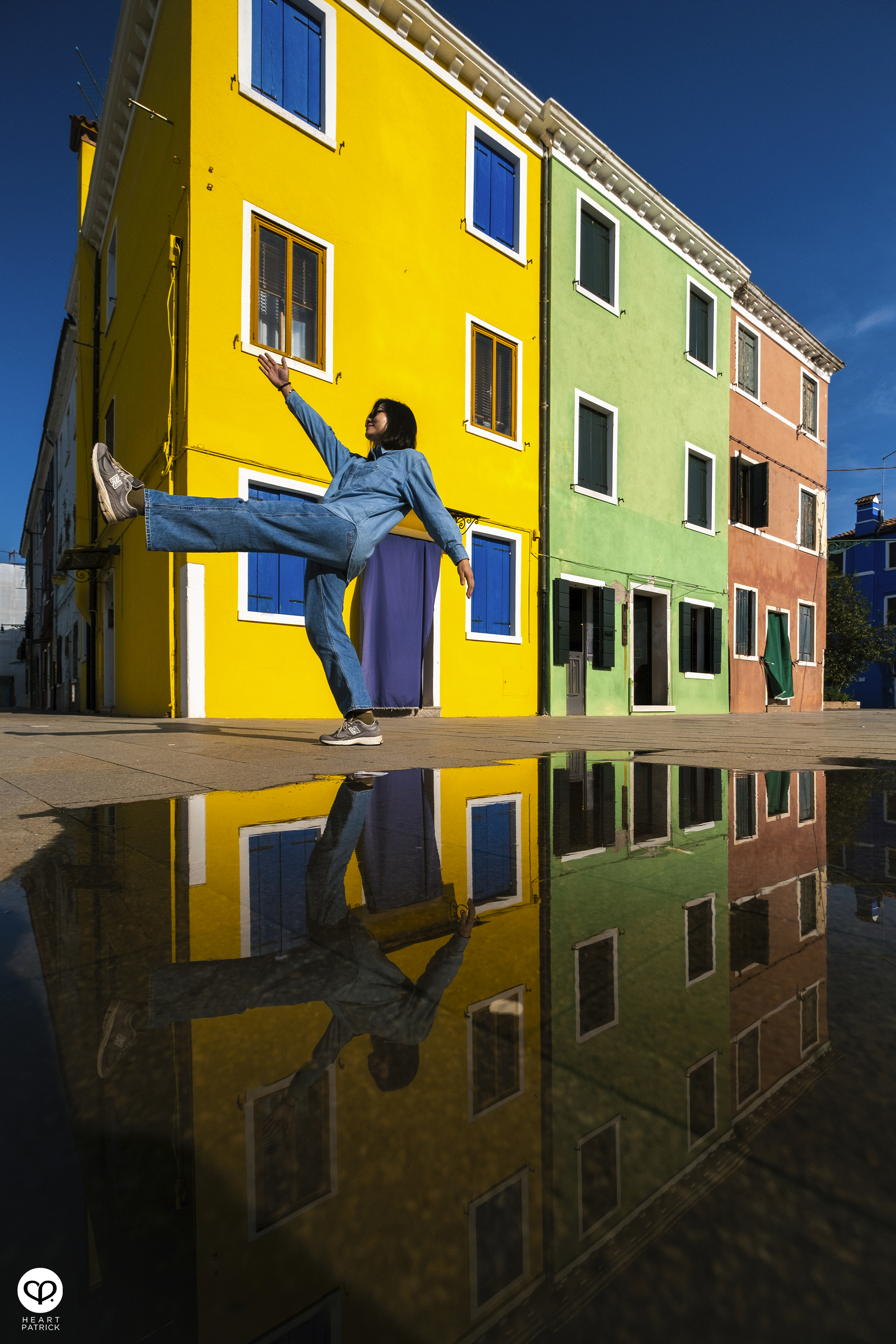 heartpatrick travel burano island venice italy colorful town