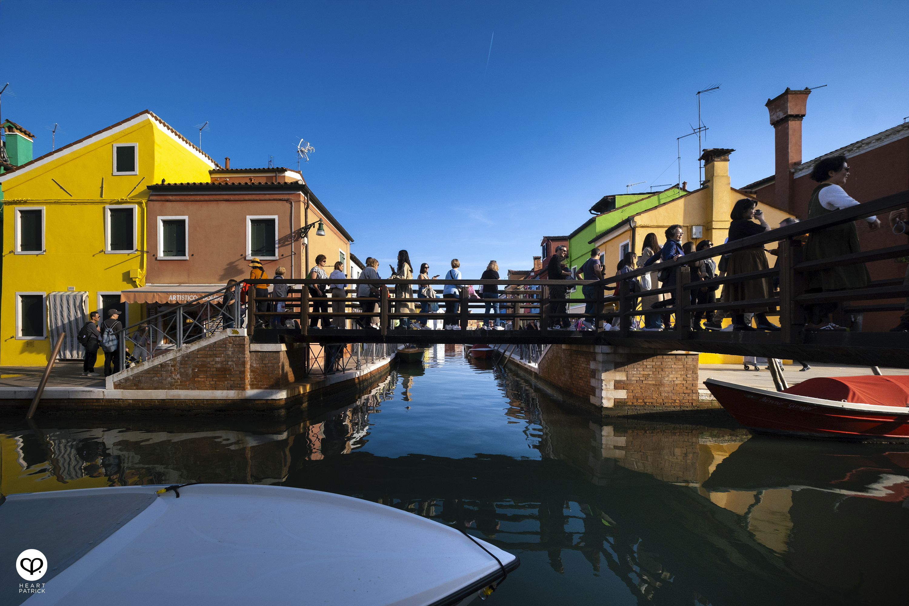 heartpatrick travel burano island venice italy colorful town