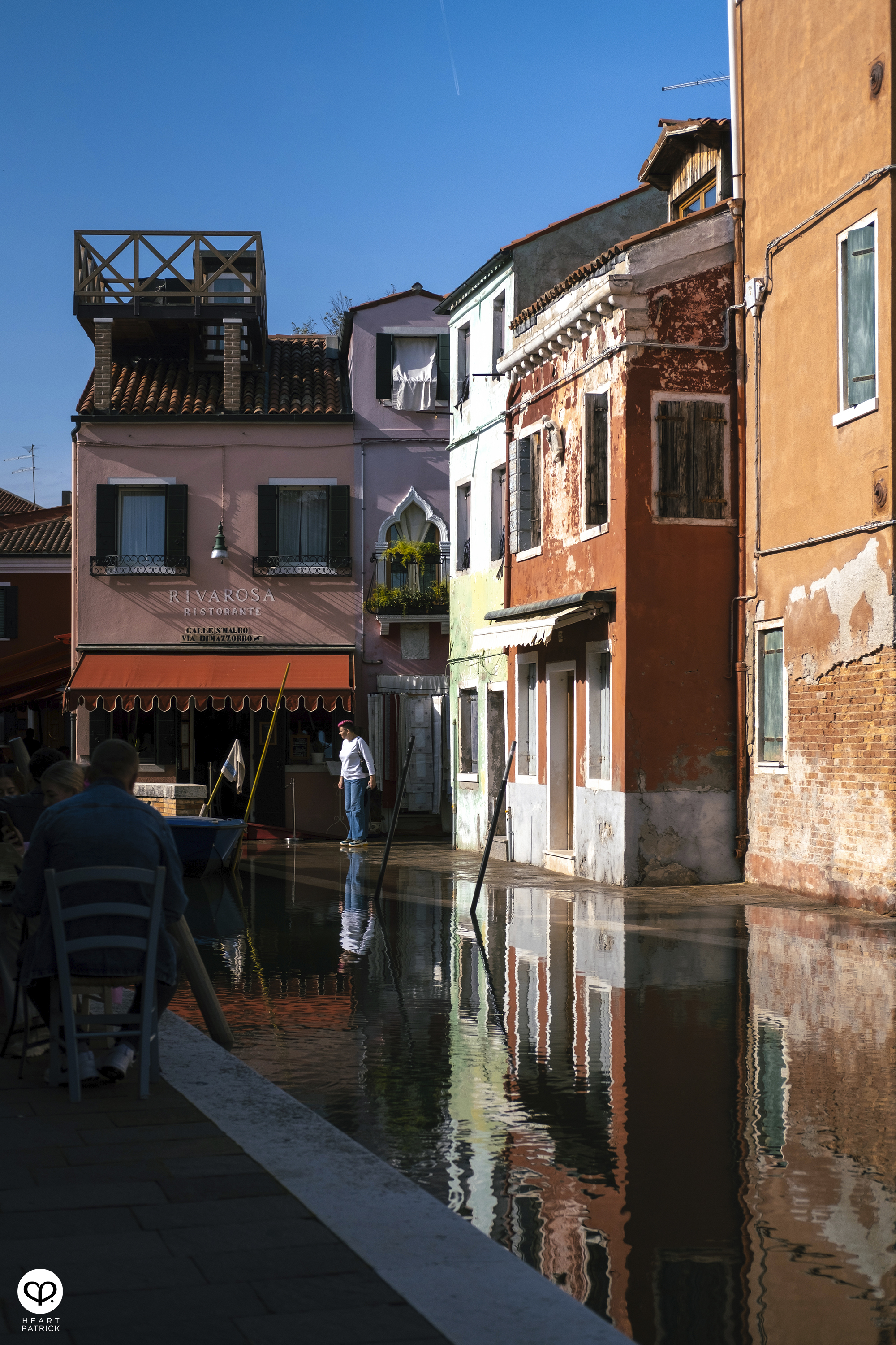 heartpatrick travel burano island venice italy colorful town