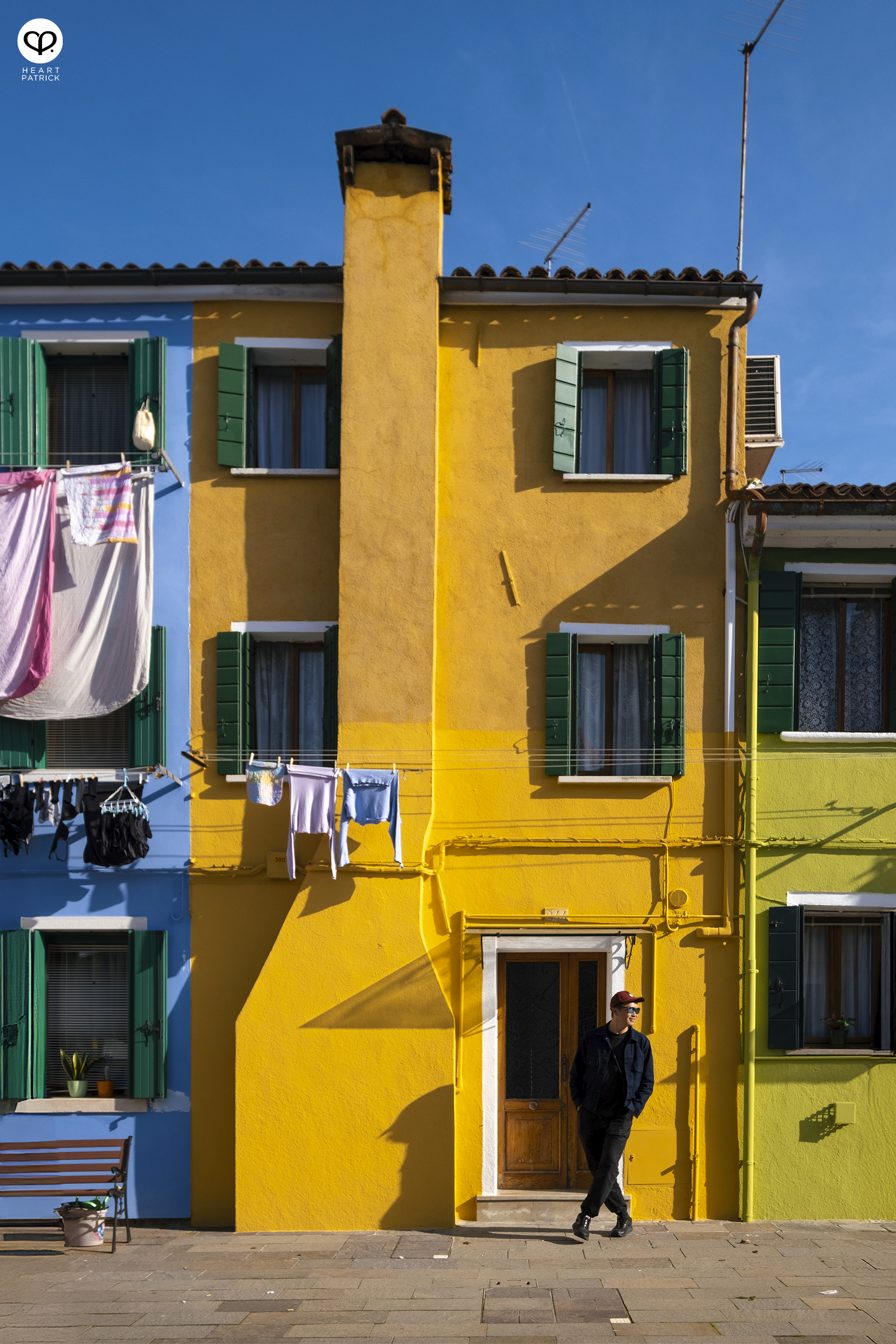 heartpatrick travel burano island venice italy colorful town
