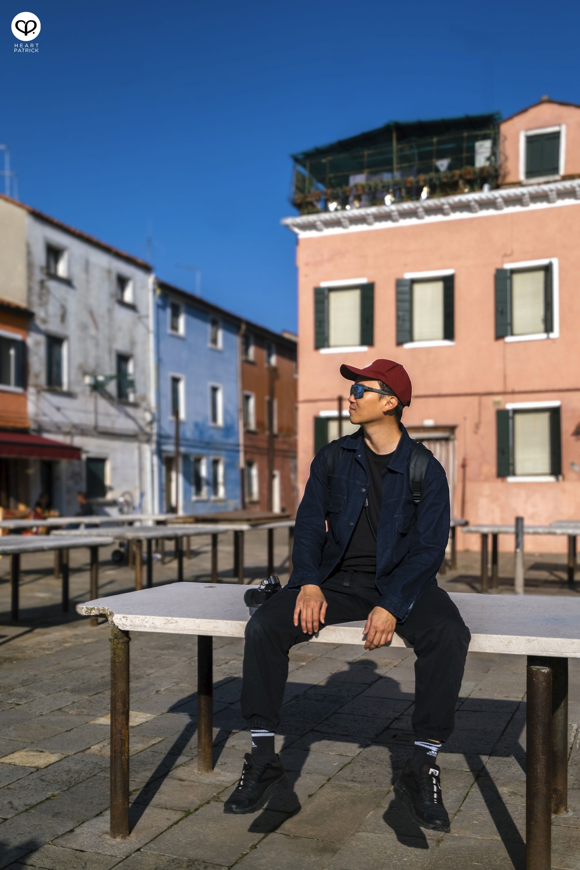 heartpatrick travel burano island venice italy colorful town