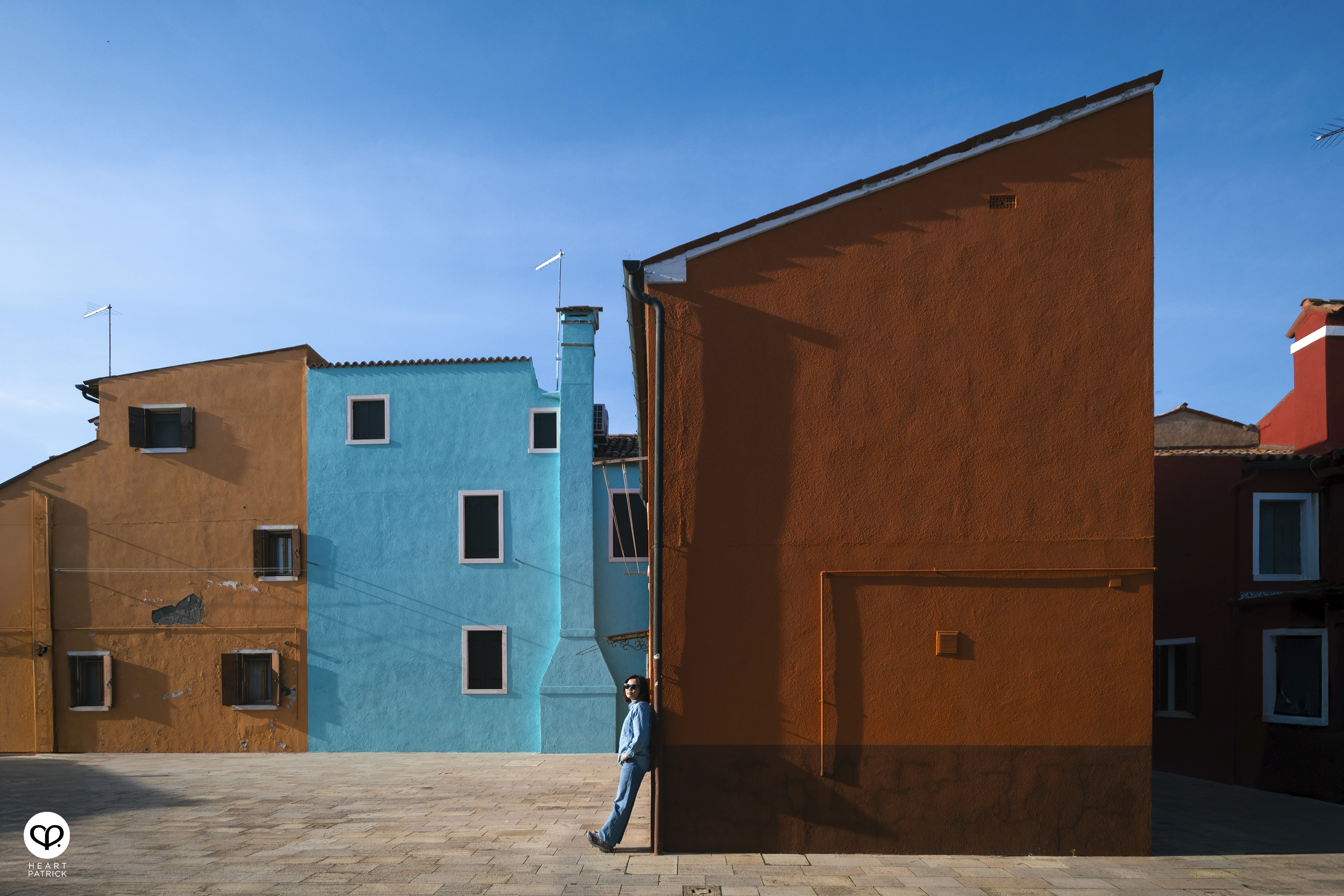 heartpatrick travel burano island venice italy colorful town