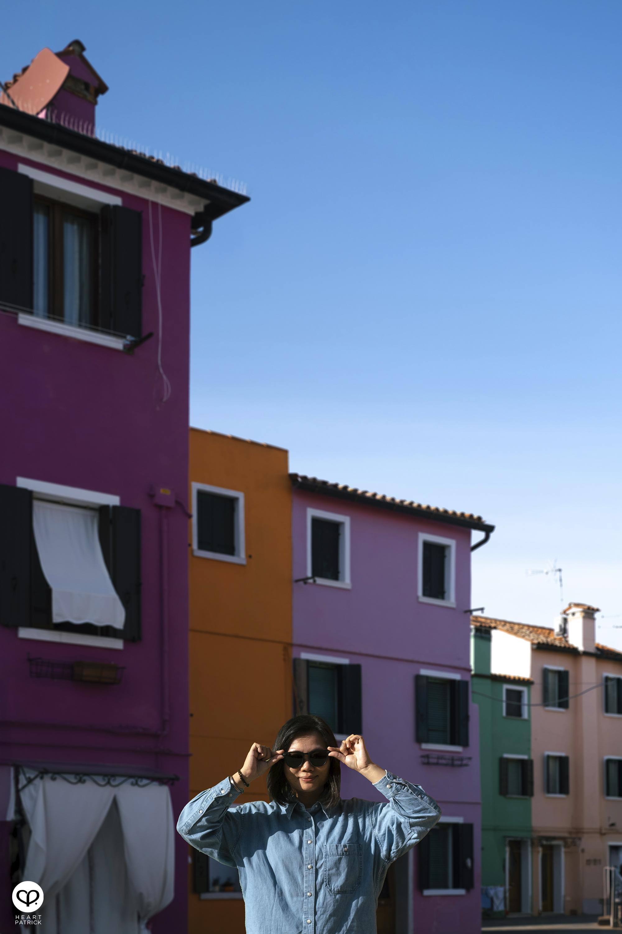 heartpatrick travel burano island venice italy colorful town