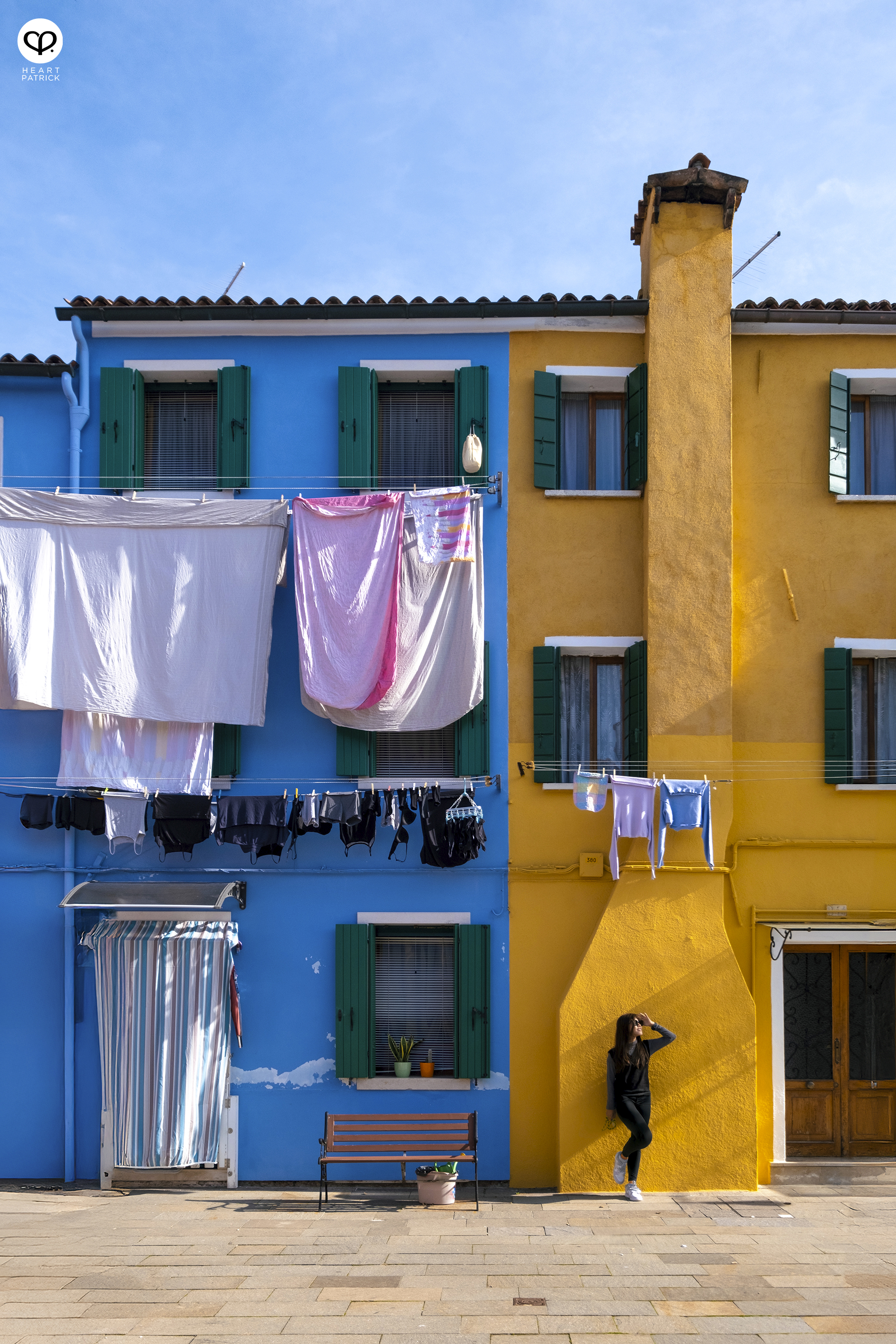 heartpatrick travel burano island venice italy colorful town