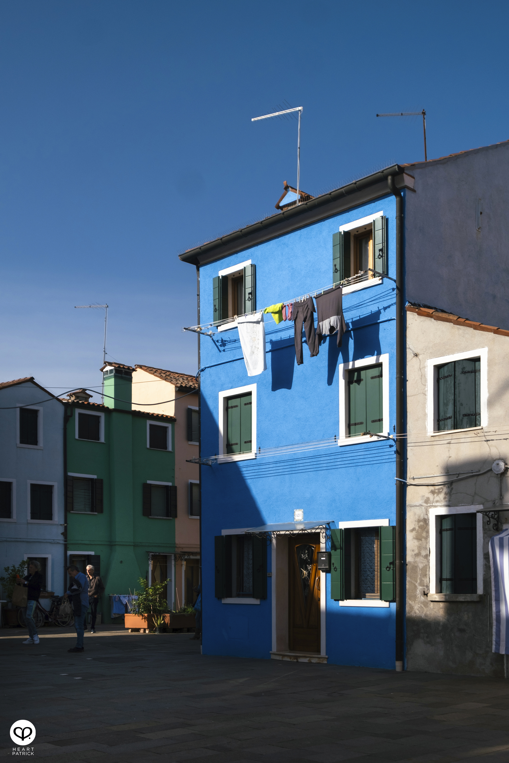 heartpatrick travel burano island venice italy colorful town