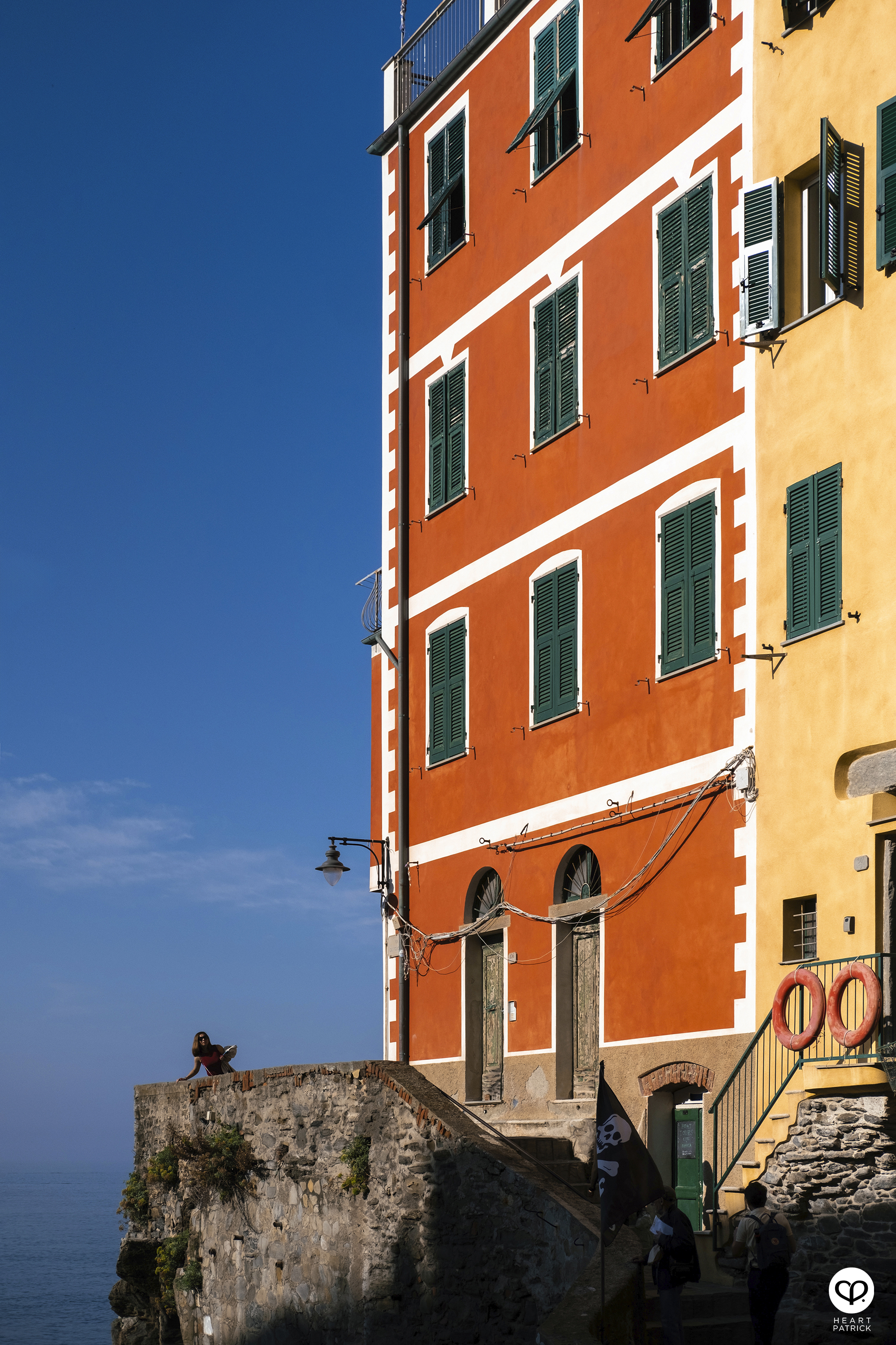 heartpatrick travel aerial photography cinque terre italy