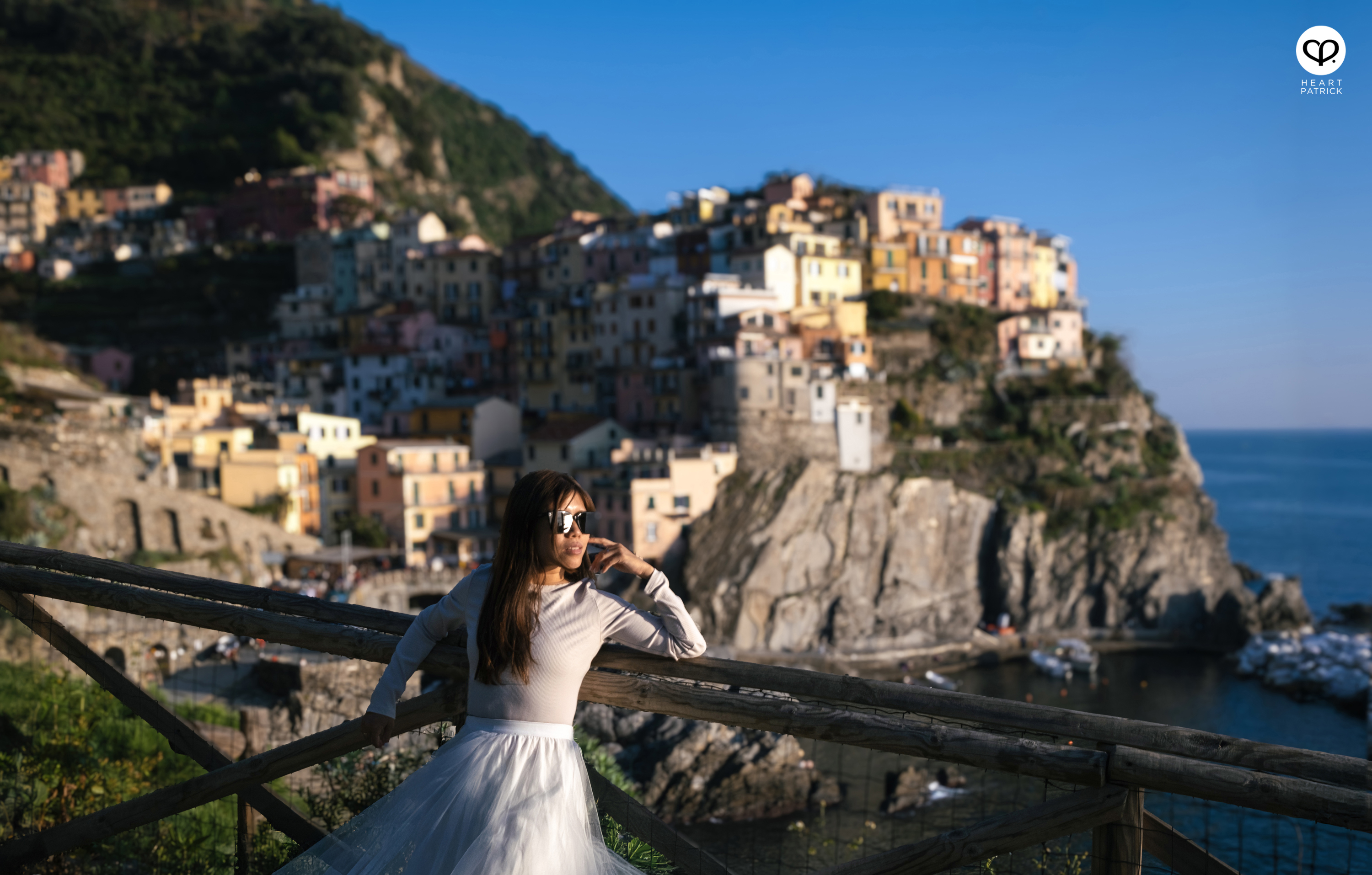 heartpatrick travel aerial photography cinque terre italy