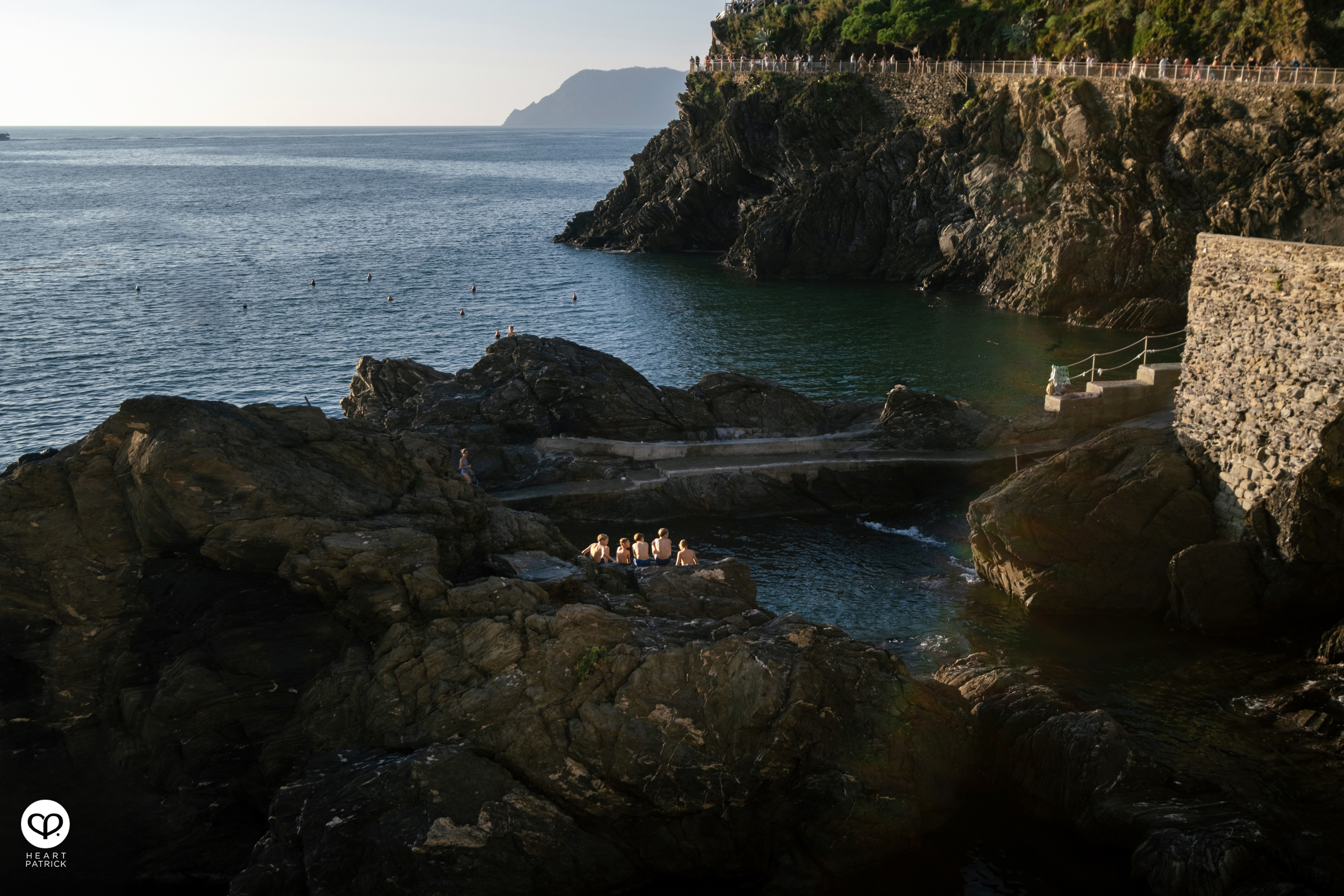 heartpatrick travel aerial photography cinque terre italy