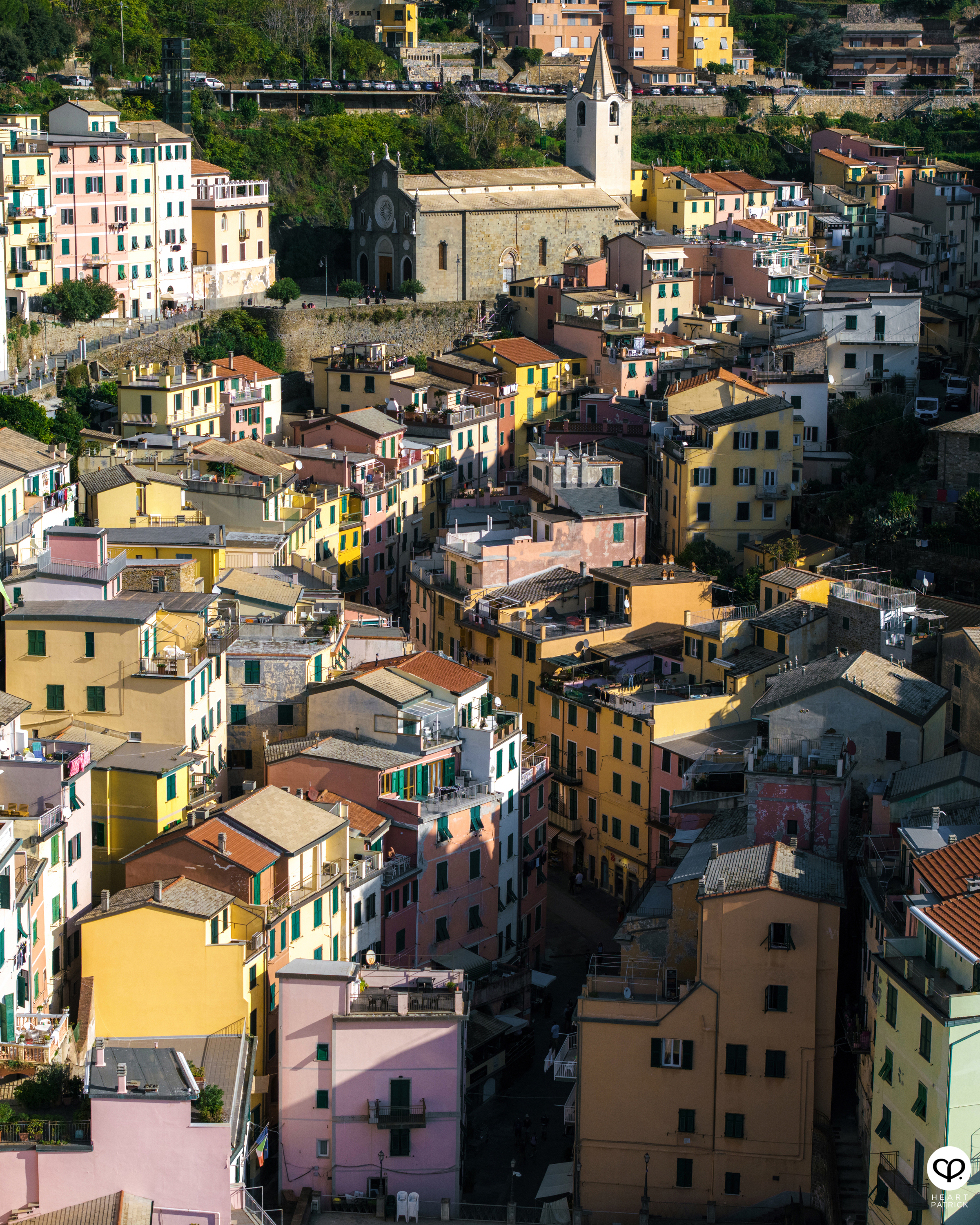 heartpatrick travel aerial photography cinque terre italy