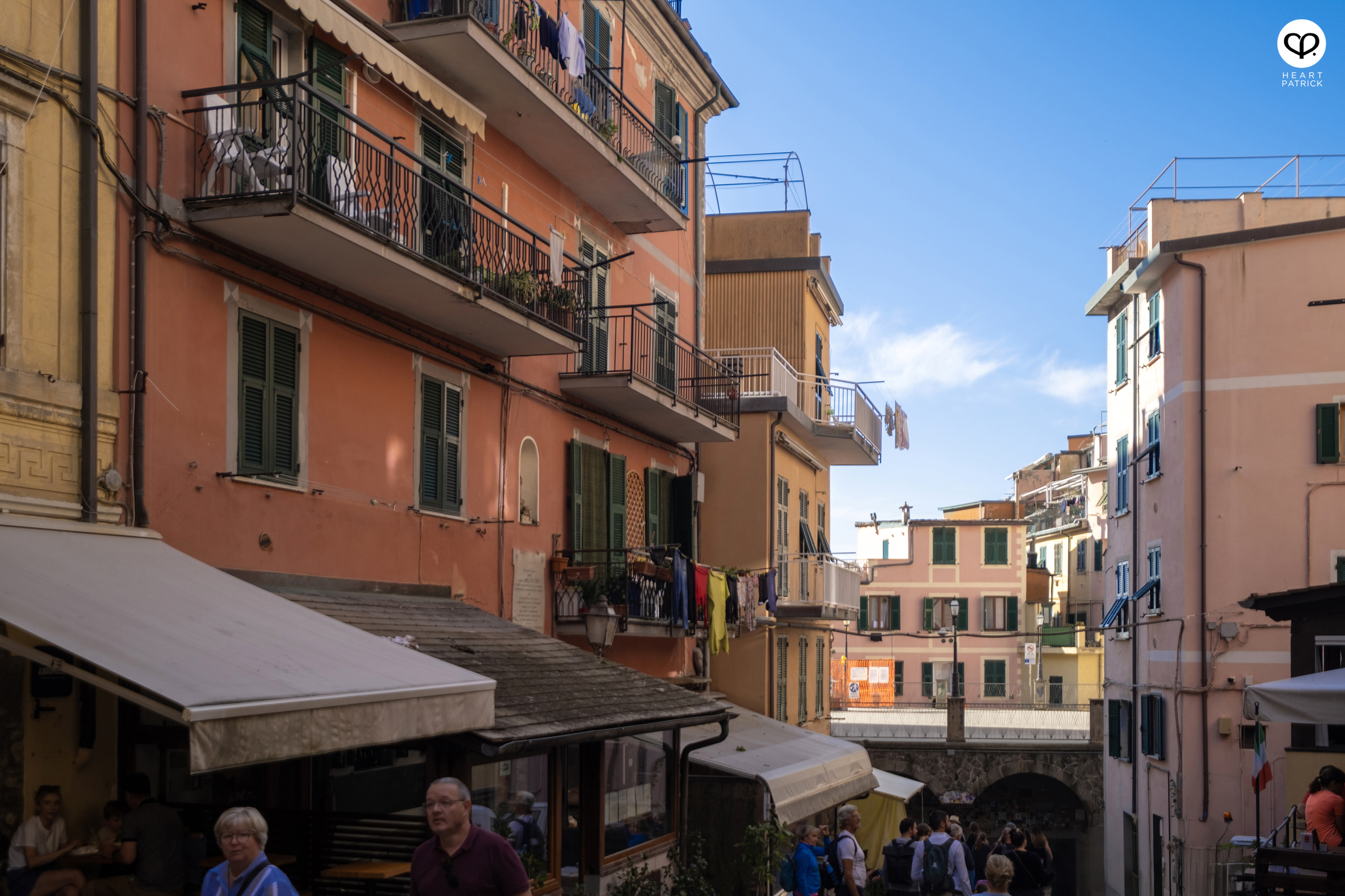 heartpatrick travel aerial photography cinque terre italy