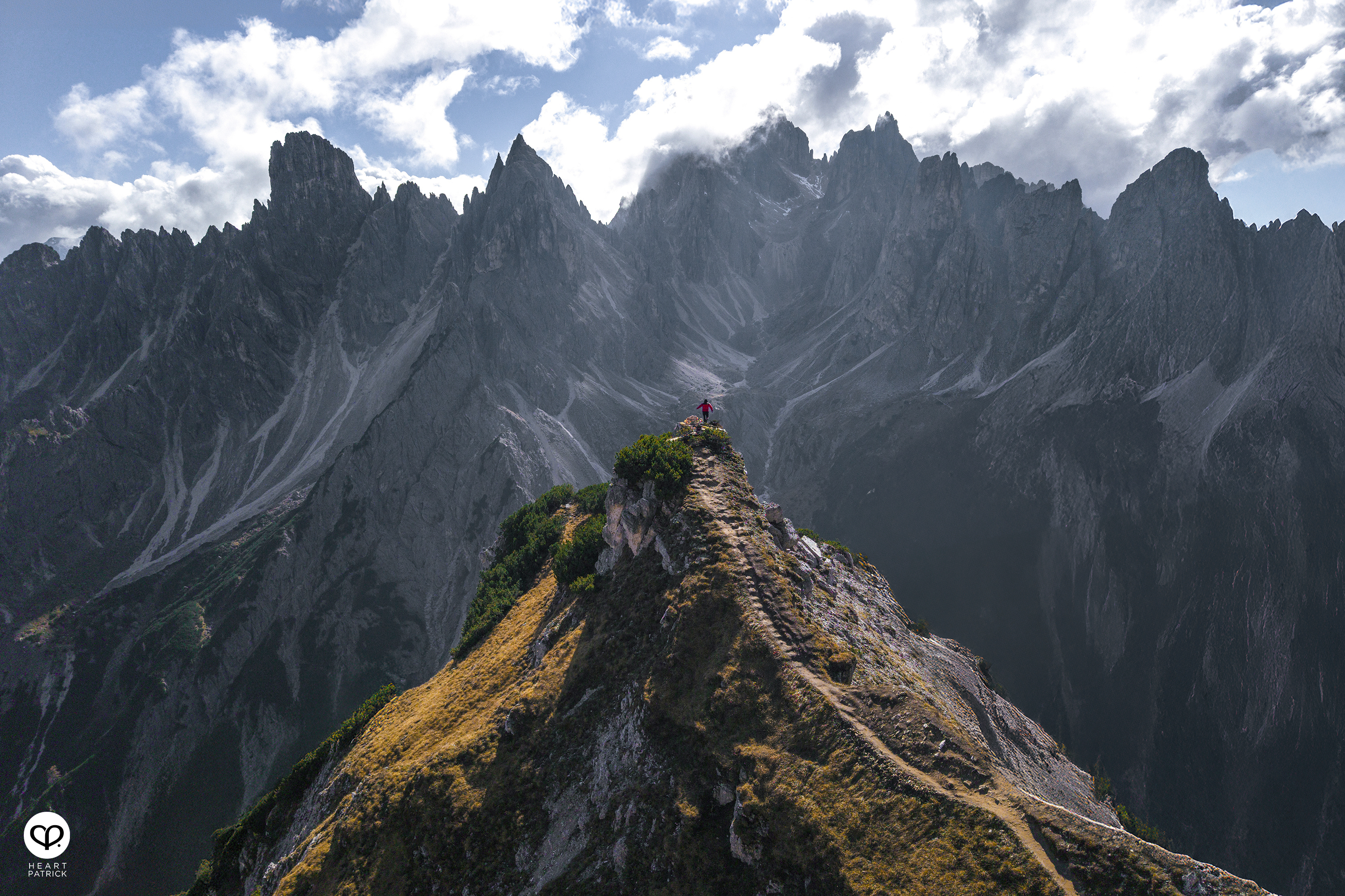 heartpatrick travel aerial photography dolomites dolomiti italy