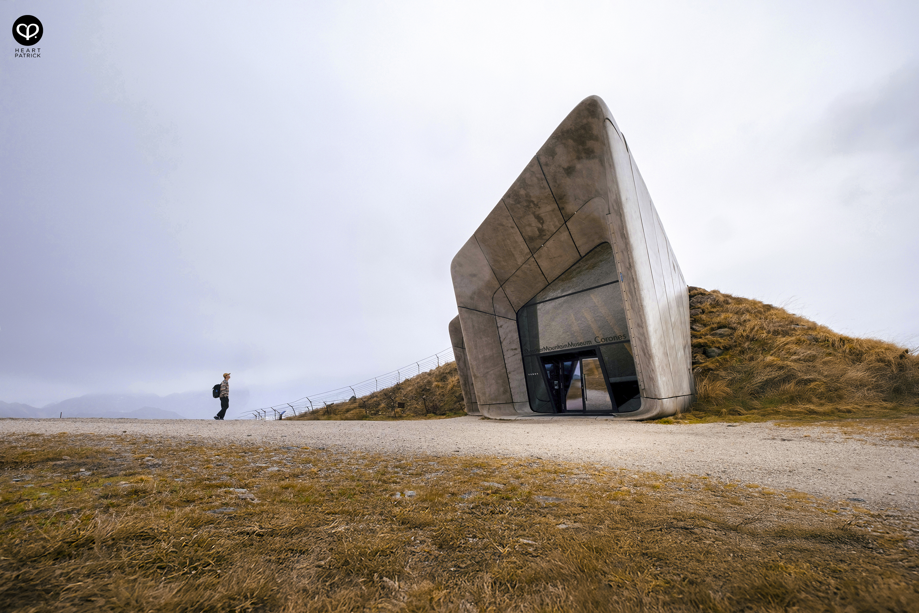heartpatrick travel aerial photography messner mountain museum dolomites italy