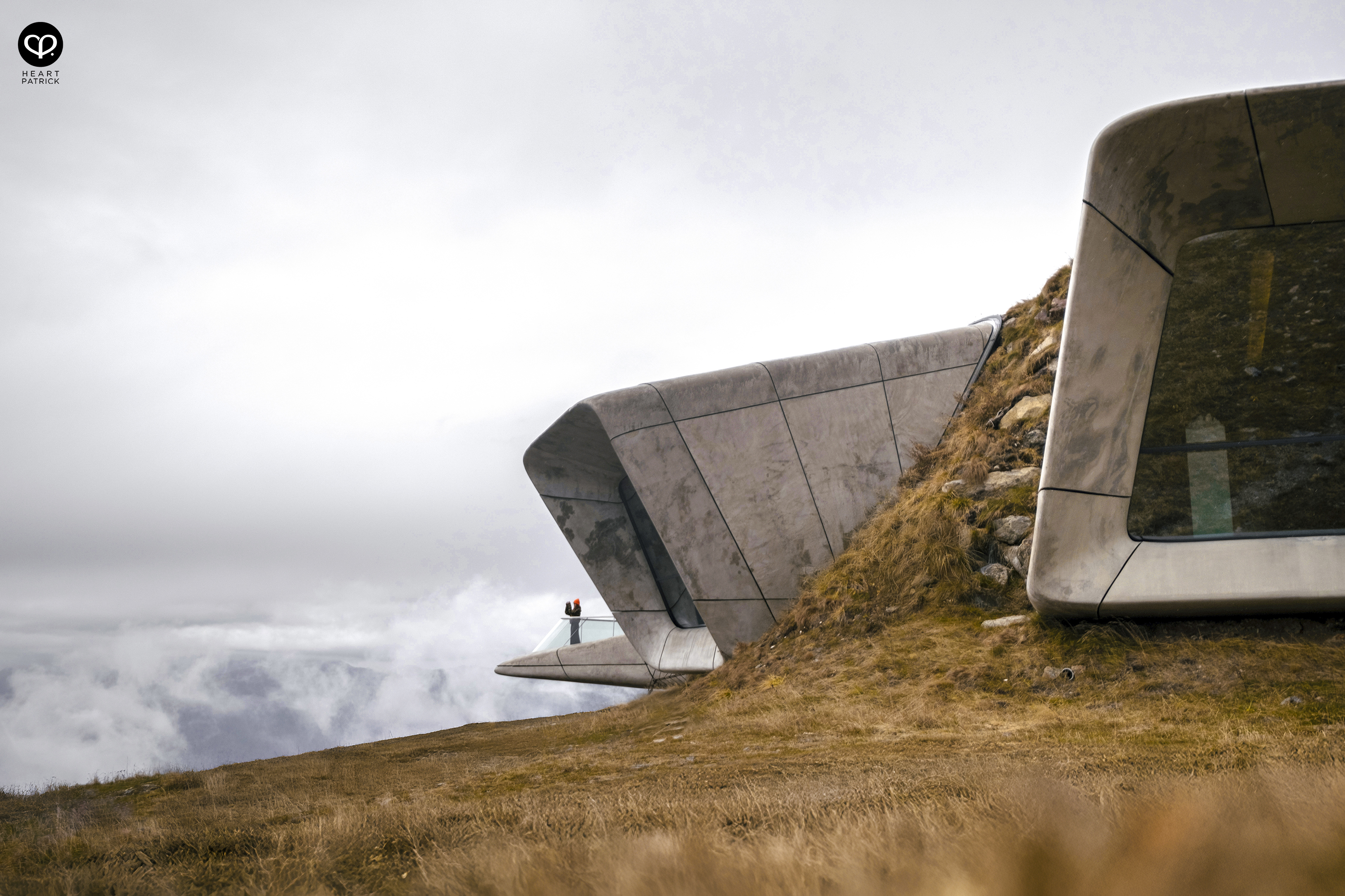 heartpatrick travel aerial photography messner mountain museum dolomites italy