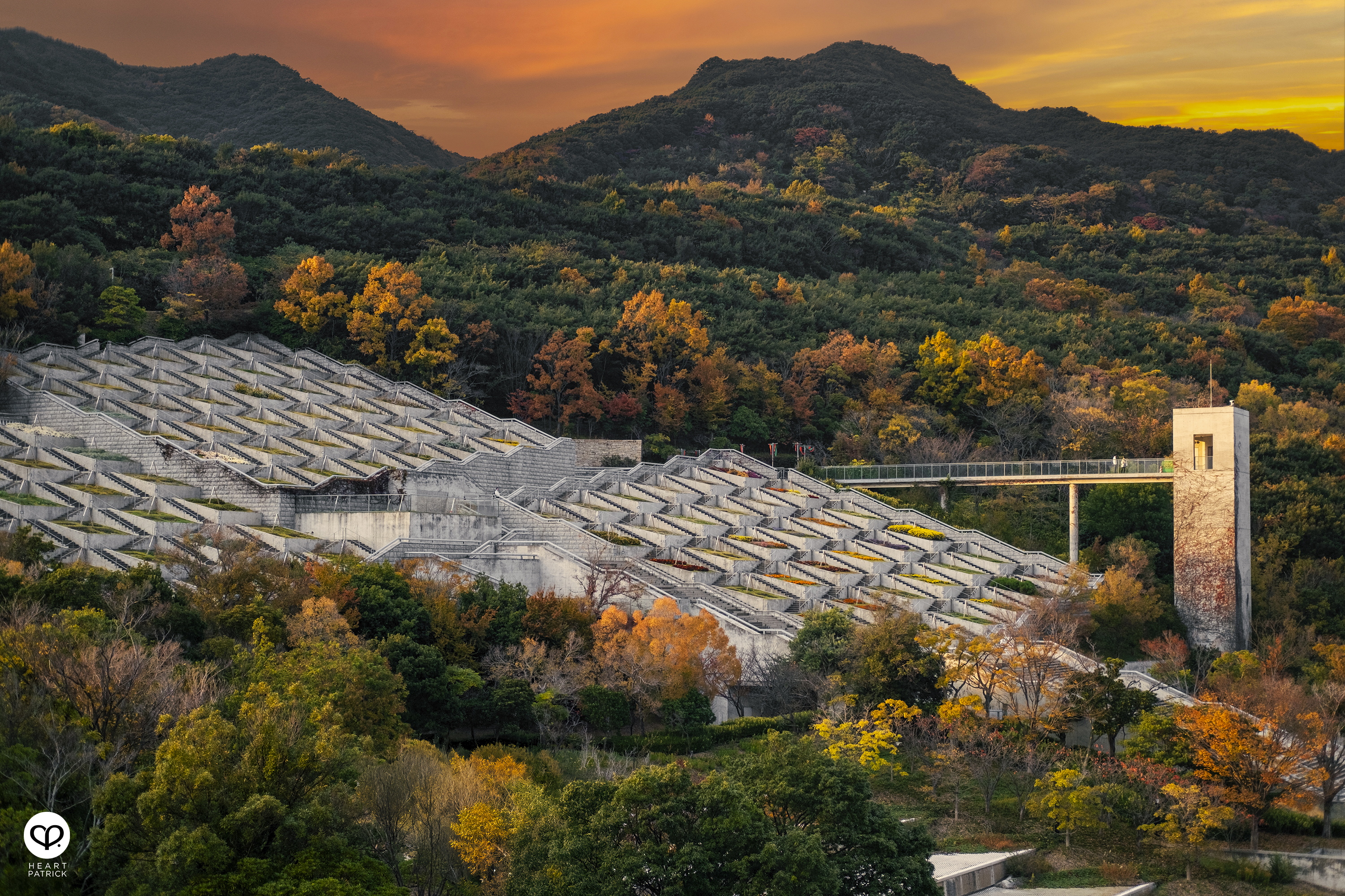 heartpatrick architecture photography awaji yumebutai tadao ando japan