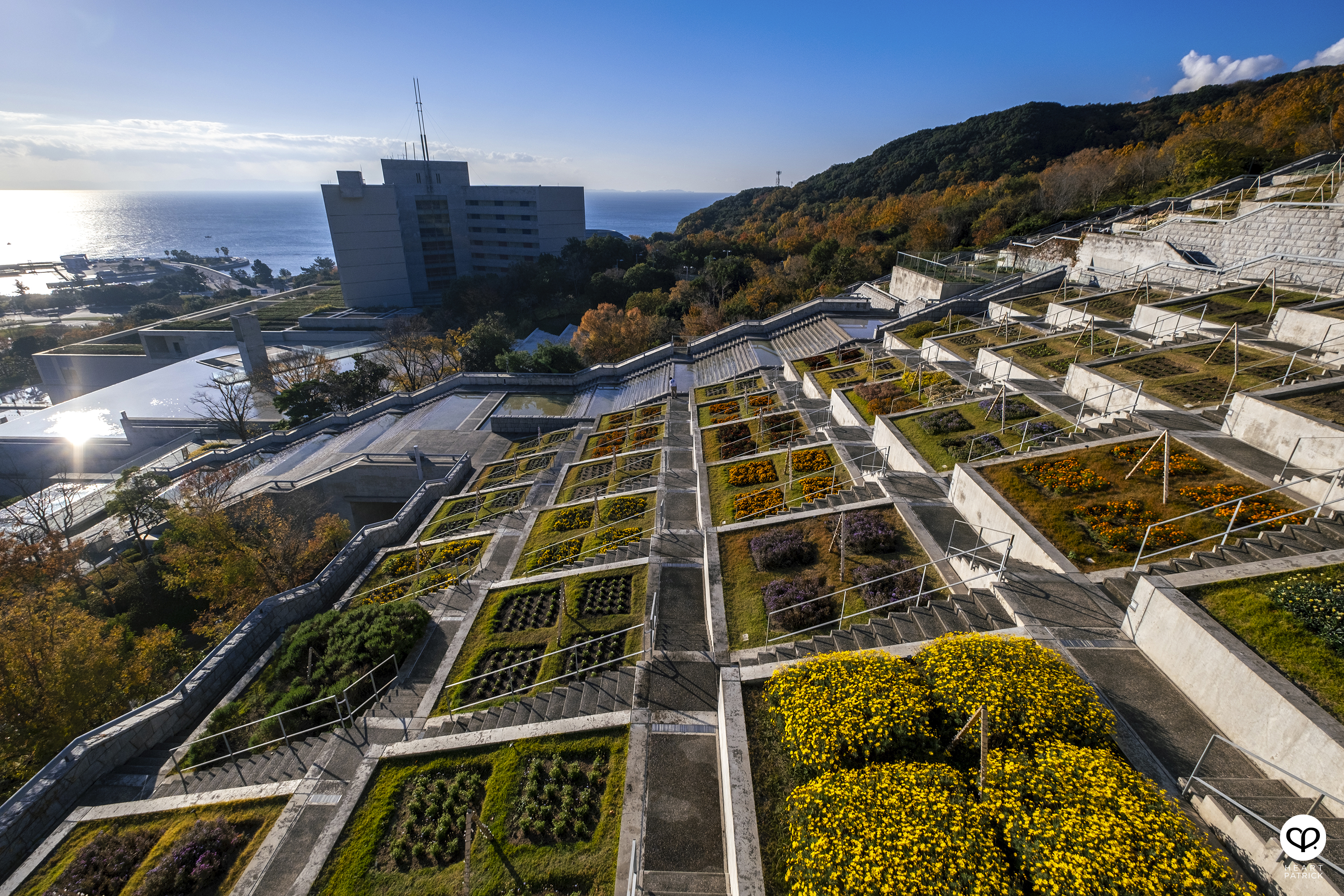 heartpatrick architecture photography awaji yumebutai tadao ando japan