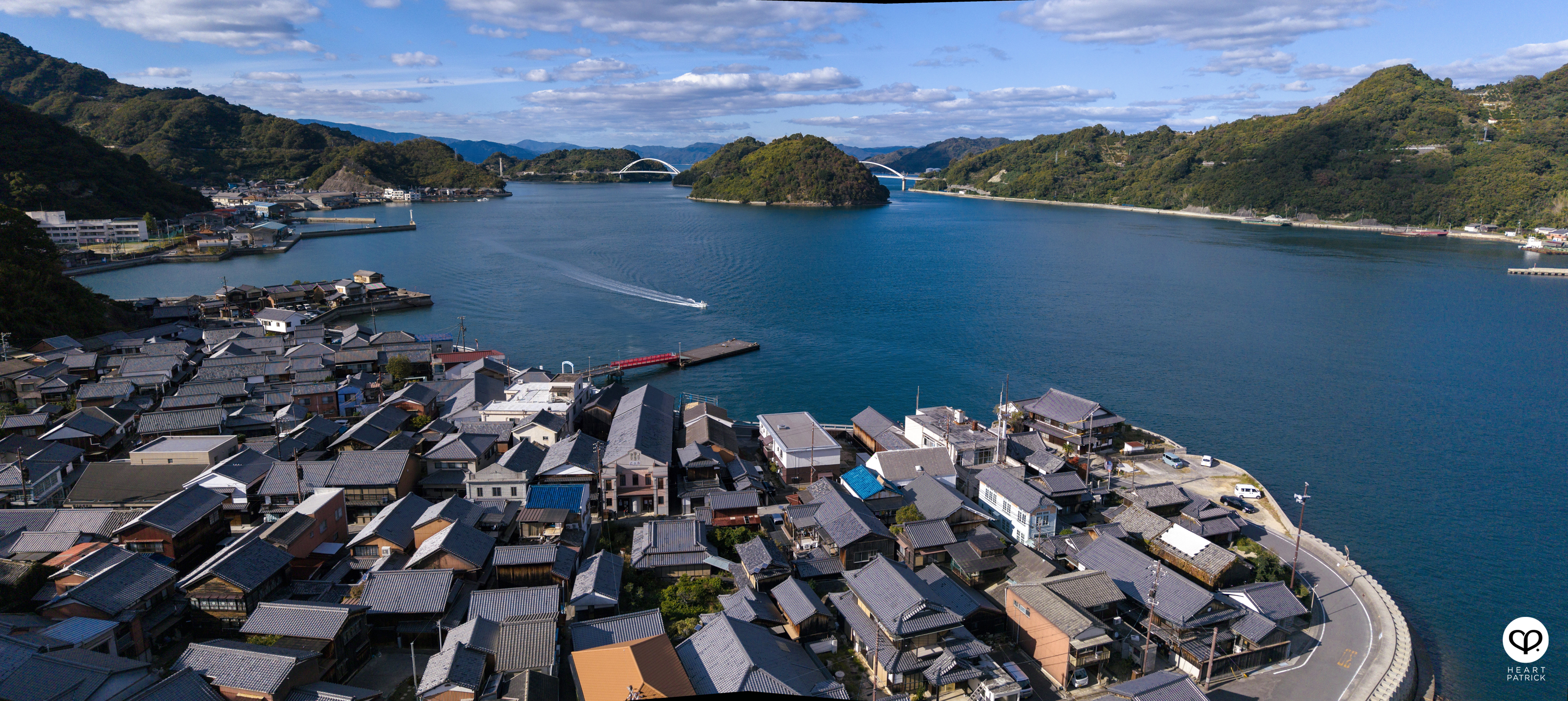 heartpatrick travel aerial heritage photography townscape mitarai hiroshima japan