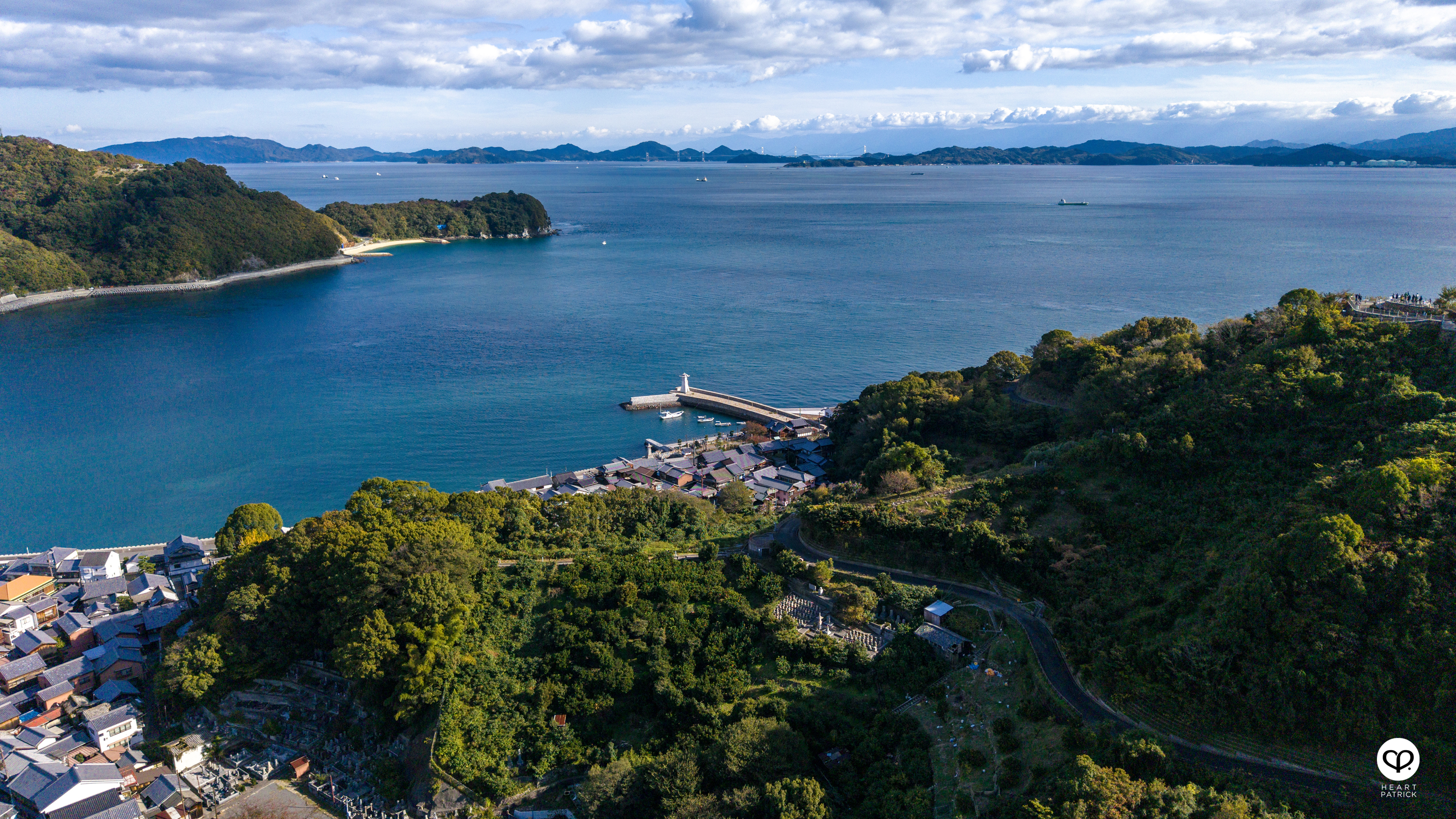heartpatrick travel aerial heritage photography townscape mitarai hiroshima japan