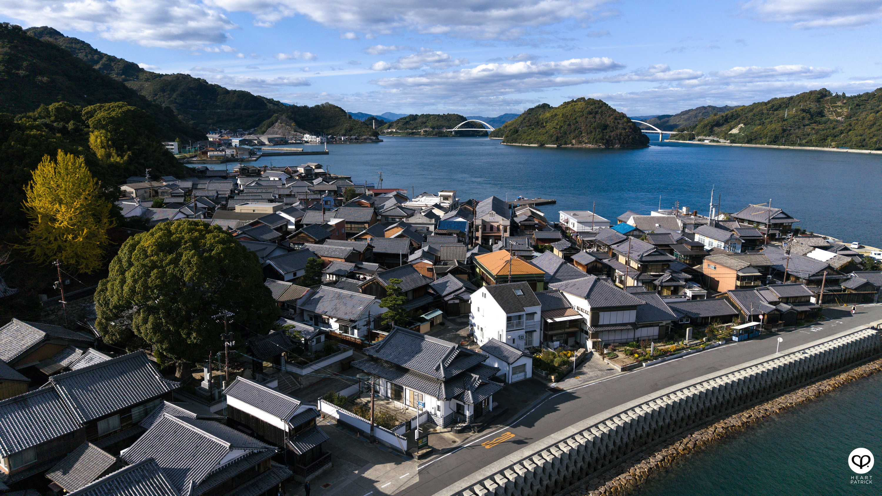 heartpatrick travel aerial heritage photography townscape mitarai hiroshima japan