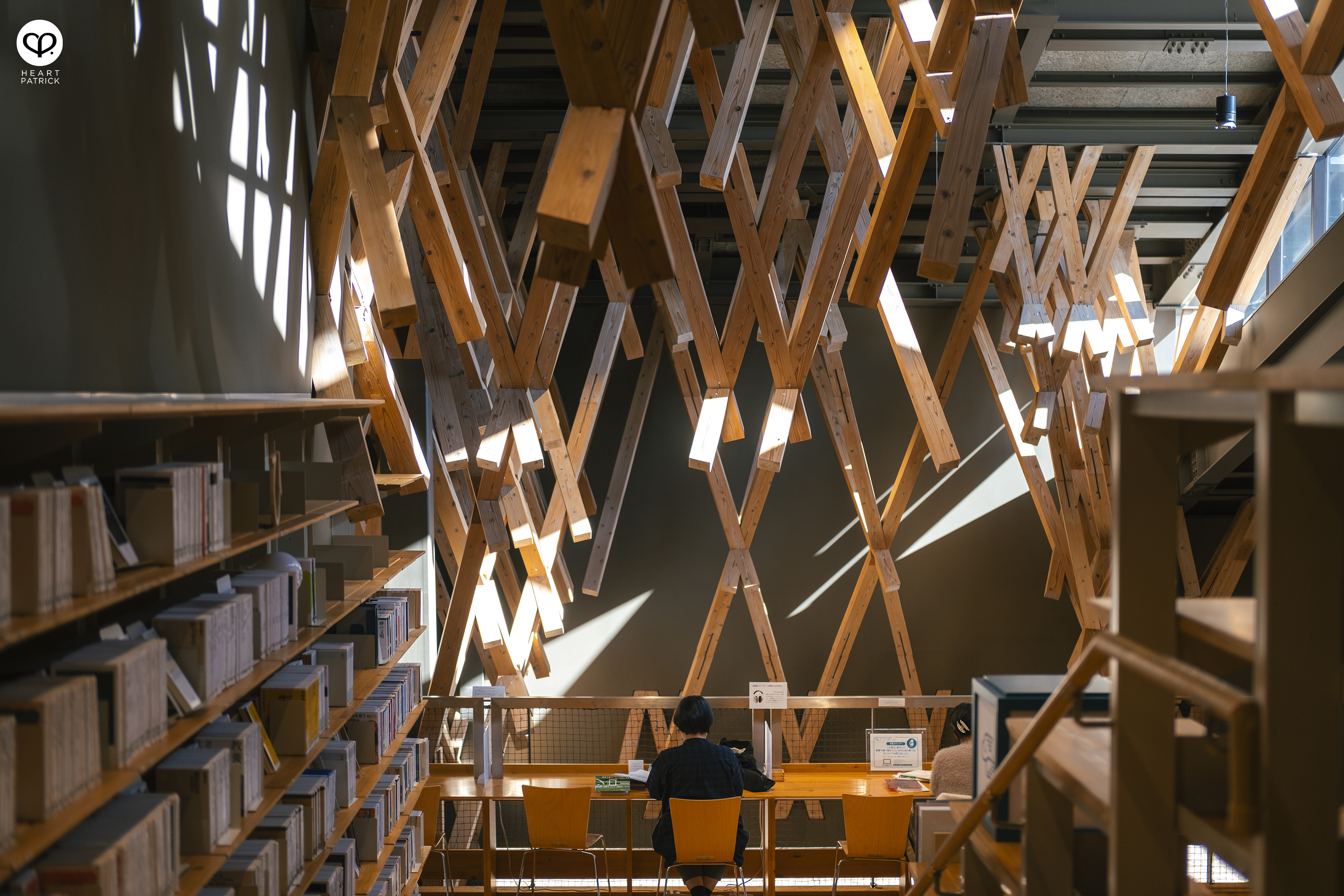 heartpatrick architecture interior travel photography yusuhara community library kengo kuma