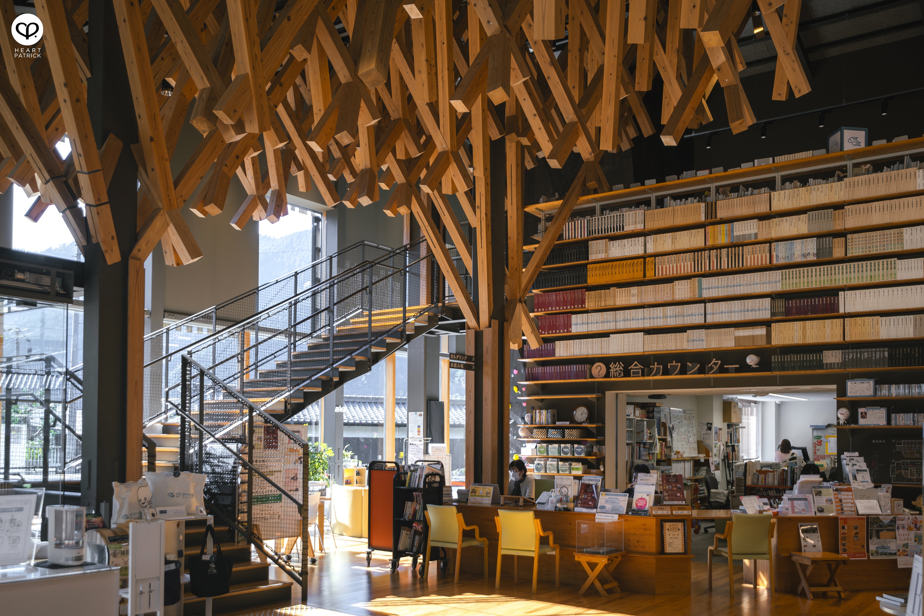 heartpatrick architecture interior travel photography yusuhara community library kengo kuma