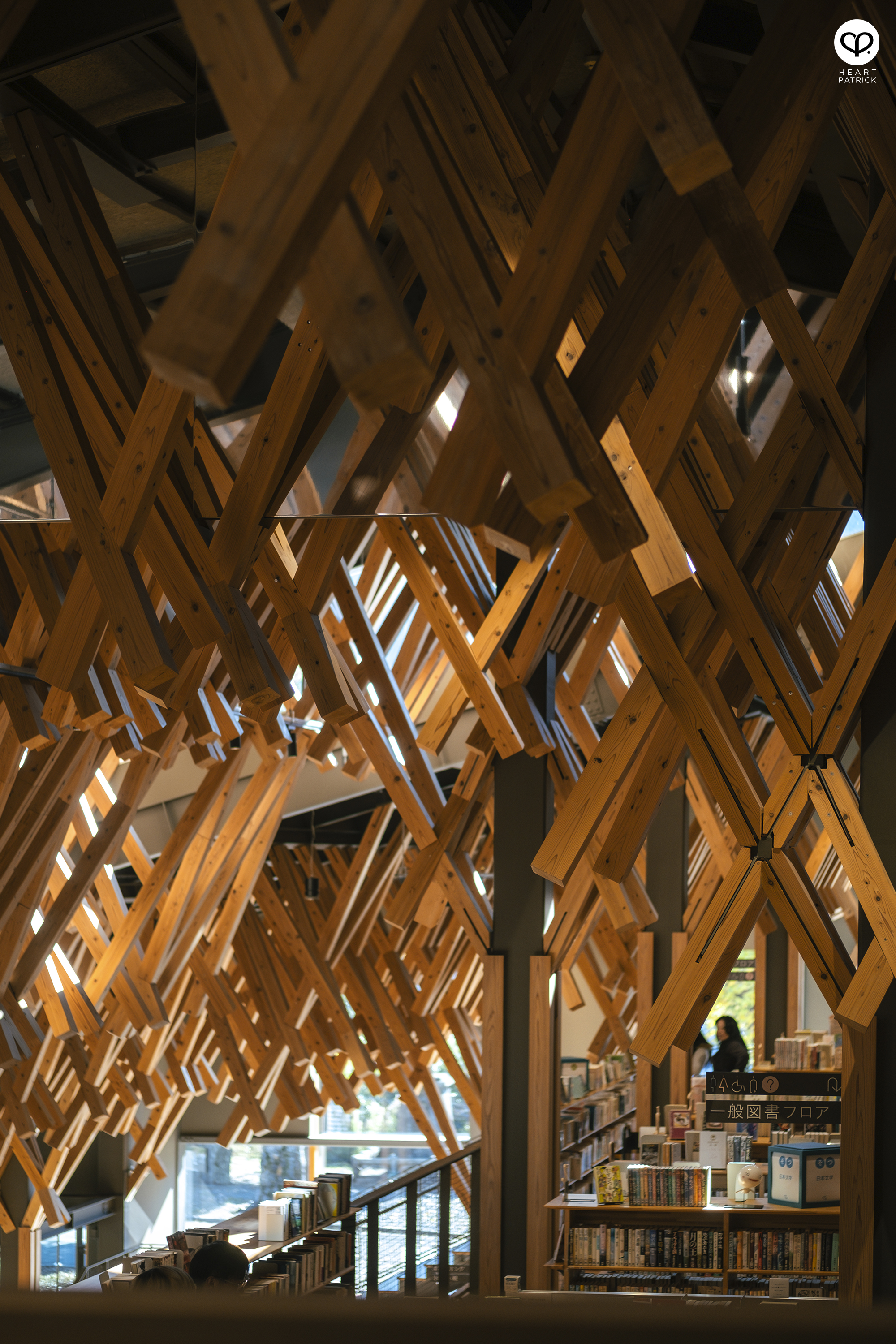 heartpatrick architecture interior travel photography yusuhara community library kengo kuma