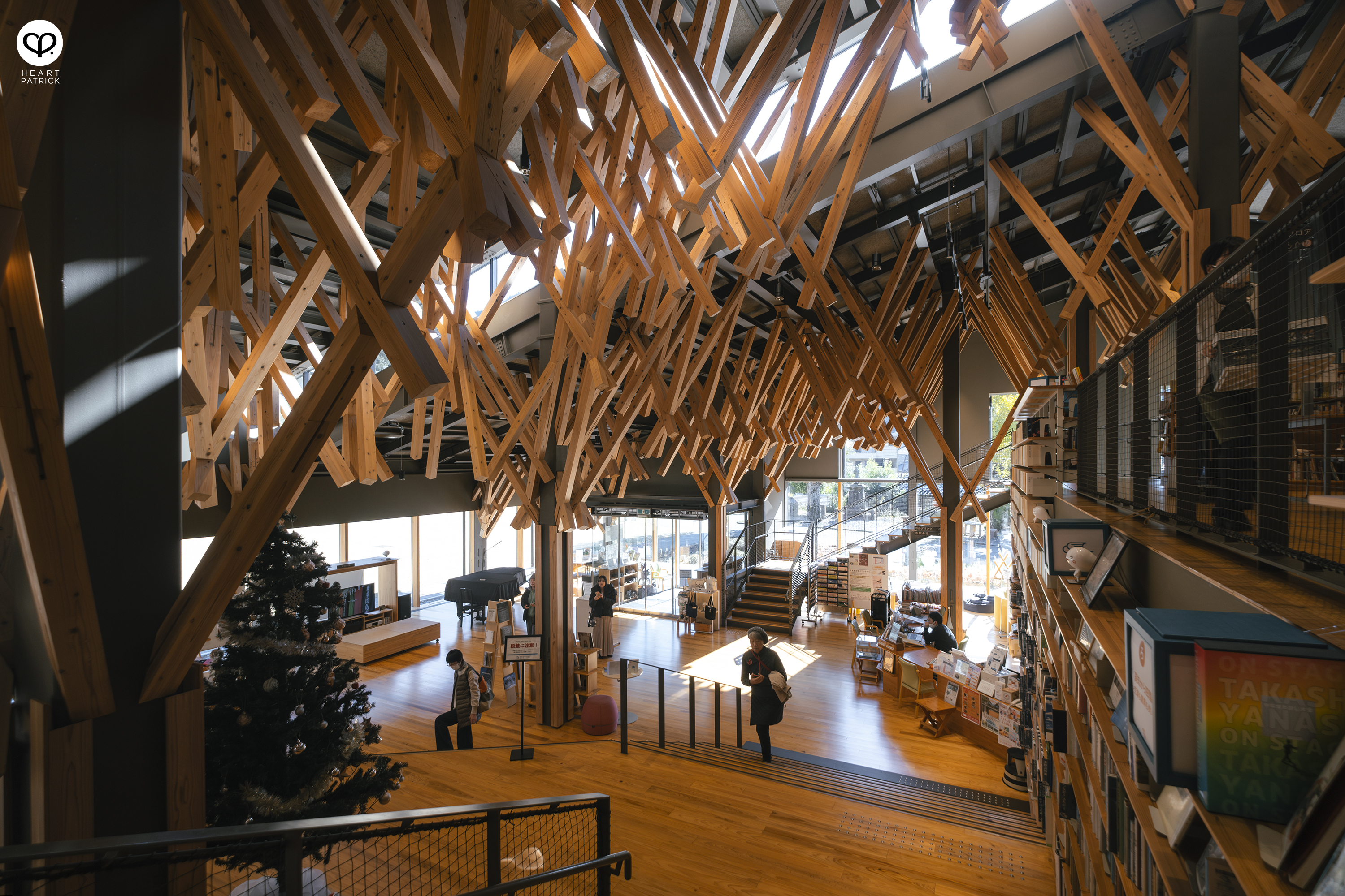heartpatrick architecture interior travel photography yusuhara community library kengo kuma