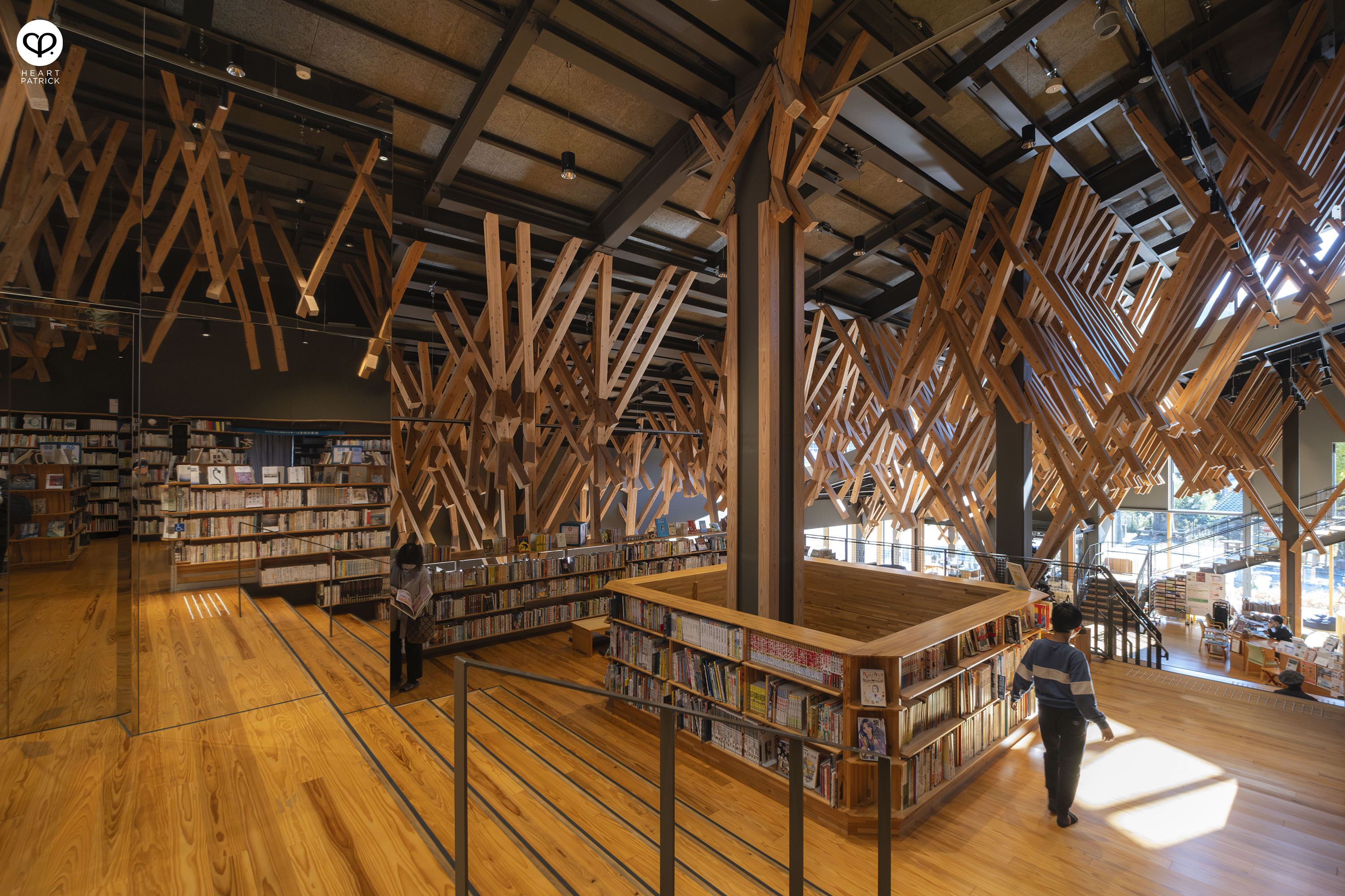 heartpatrick architecture interior travel photography yusuhara community library kengo kuma