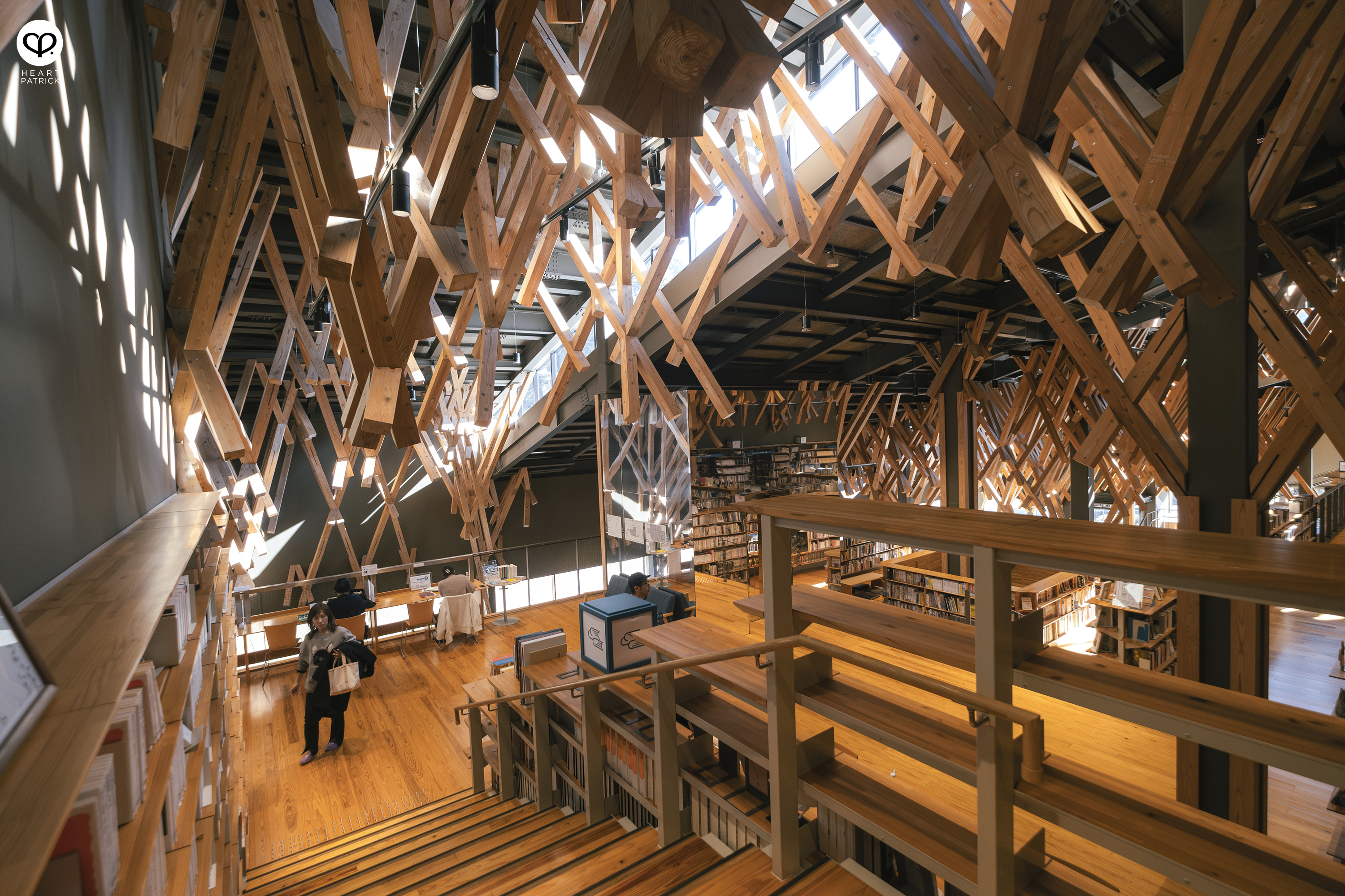 heartpatrick architecture interior travel photography yusuhara community library kengo kuma