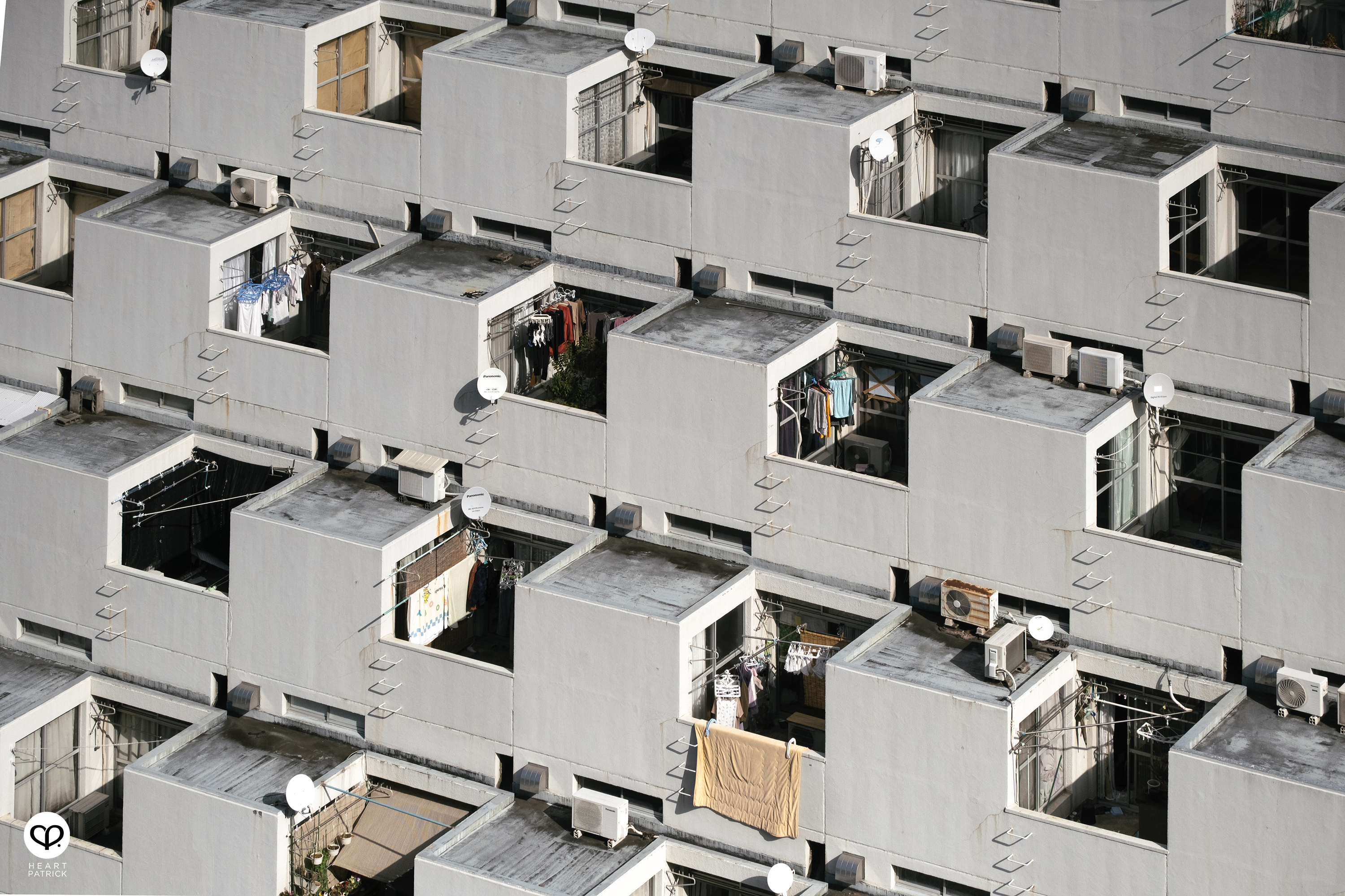 heartpatrick architecture photography kawaramachi housing complex kawasaki city sachio odani