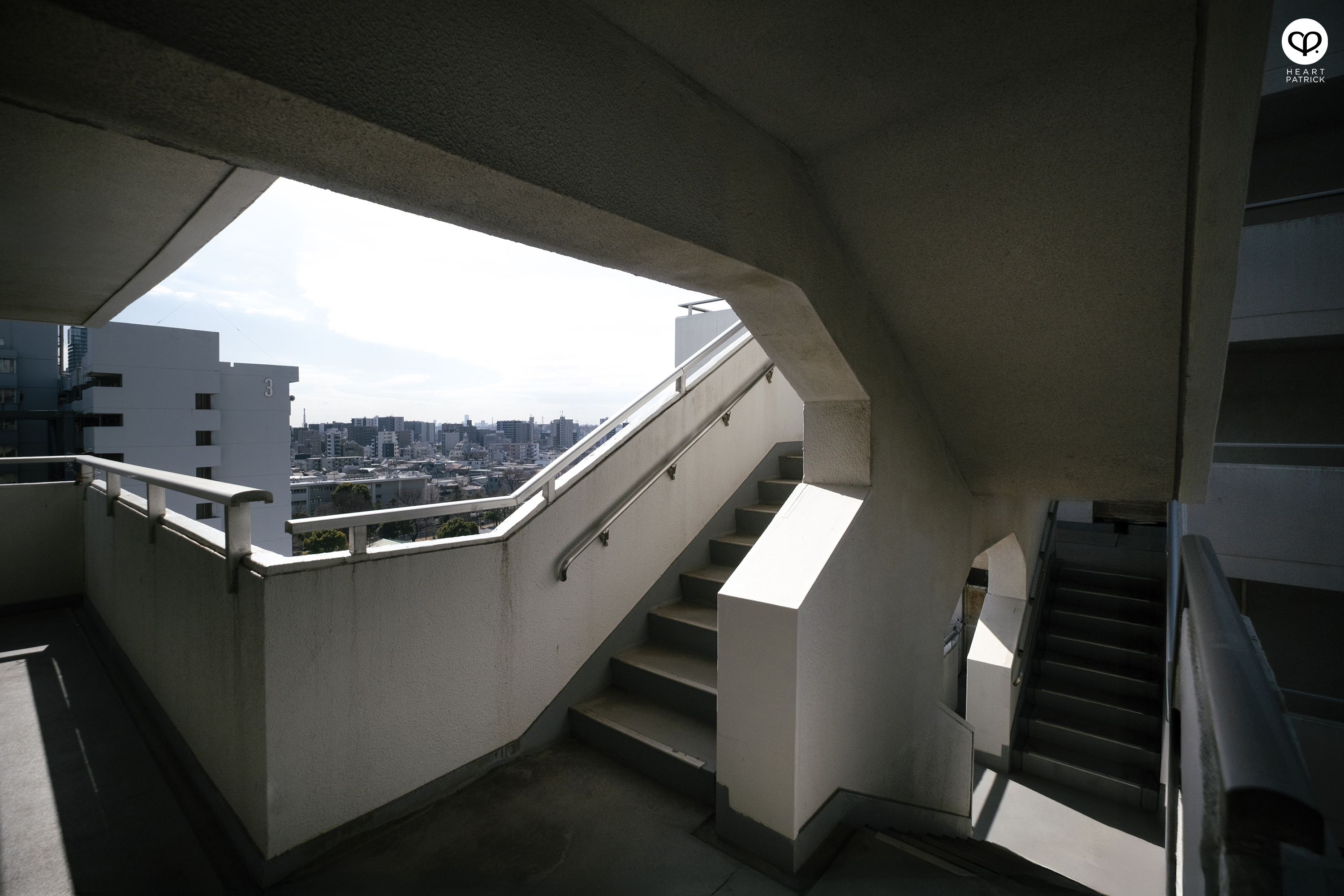 heartpatrick architecture photography kawaramachi housing complex kawasaki city sachio odani