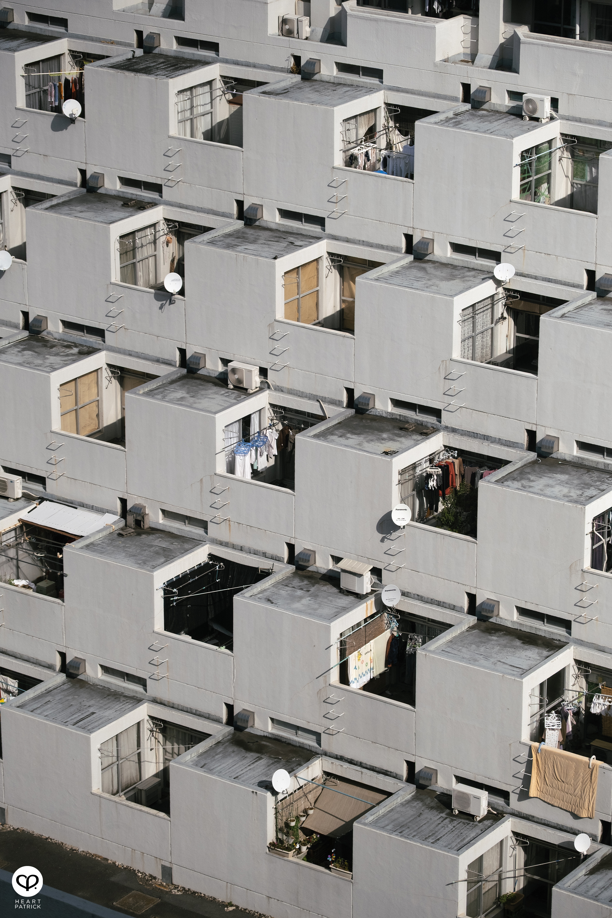 heartpatrick architecture photography kawaramachi housing complex kawasaki city sachio odani